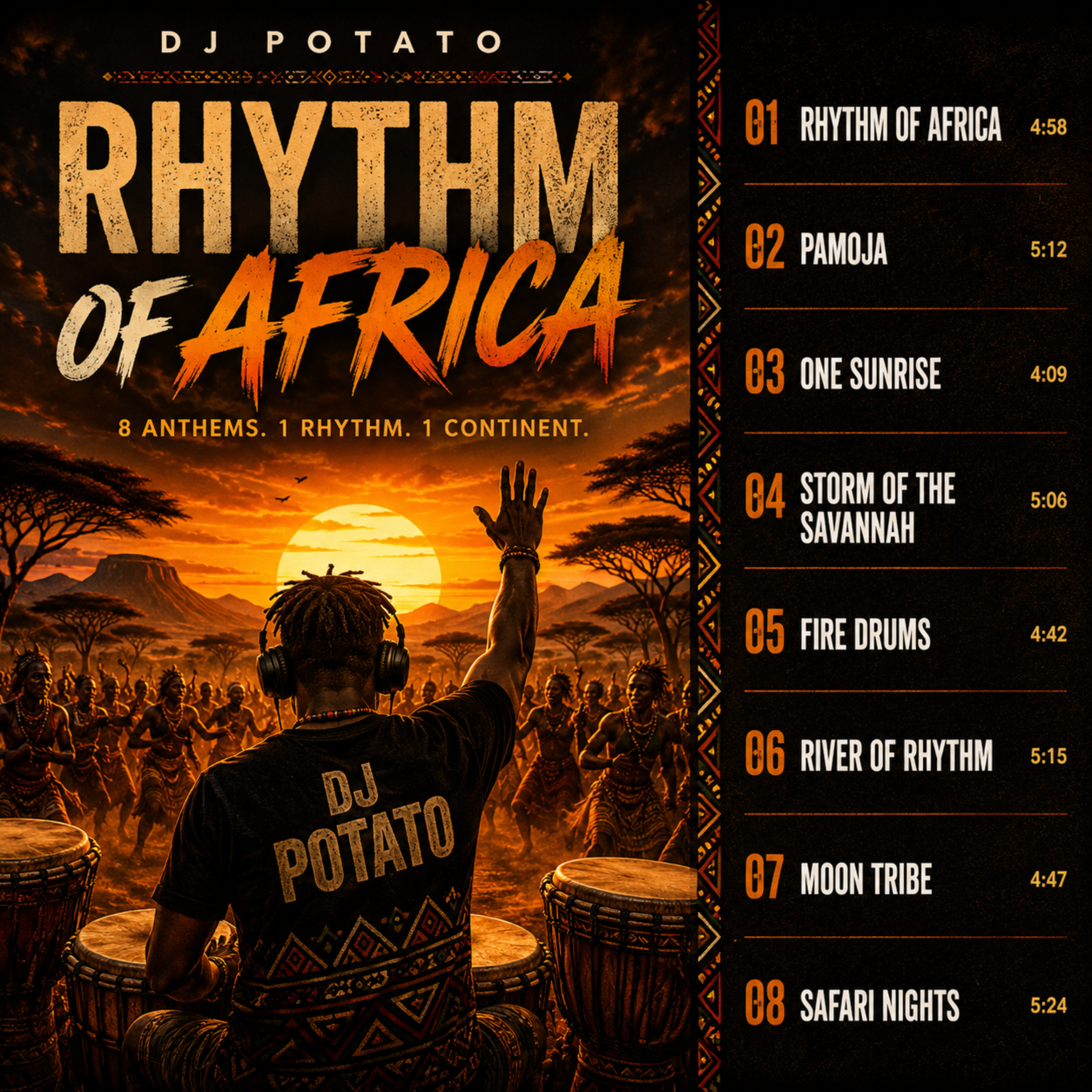 RHYTHM OF AFRICA by Dj Potato cover art