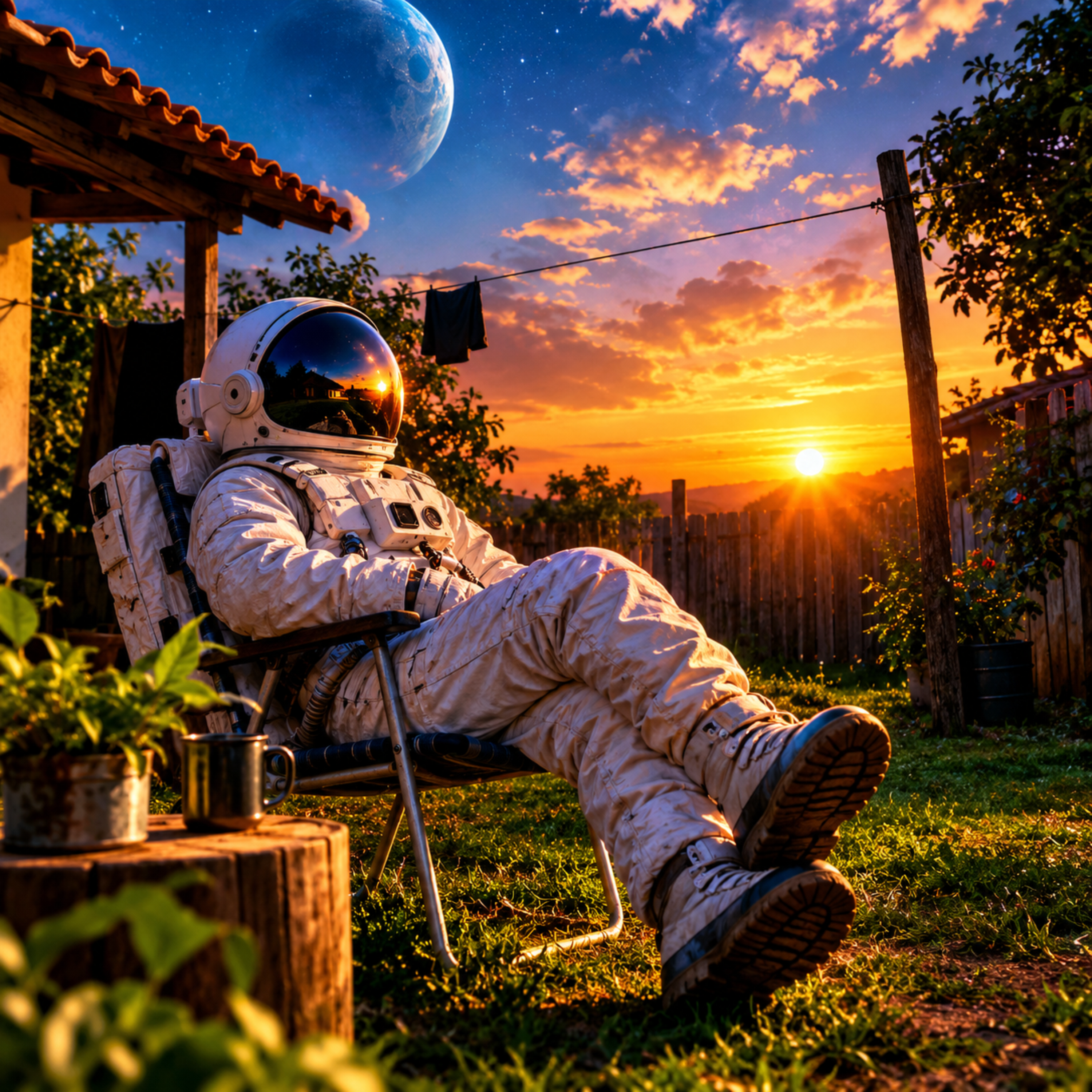 Astronauta no quintal by Nilson Nsn cover art