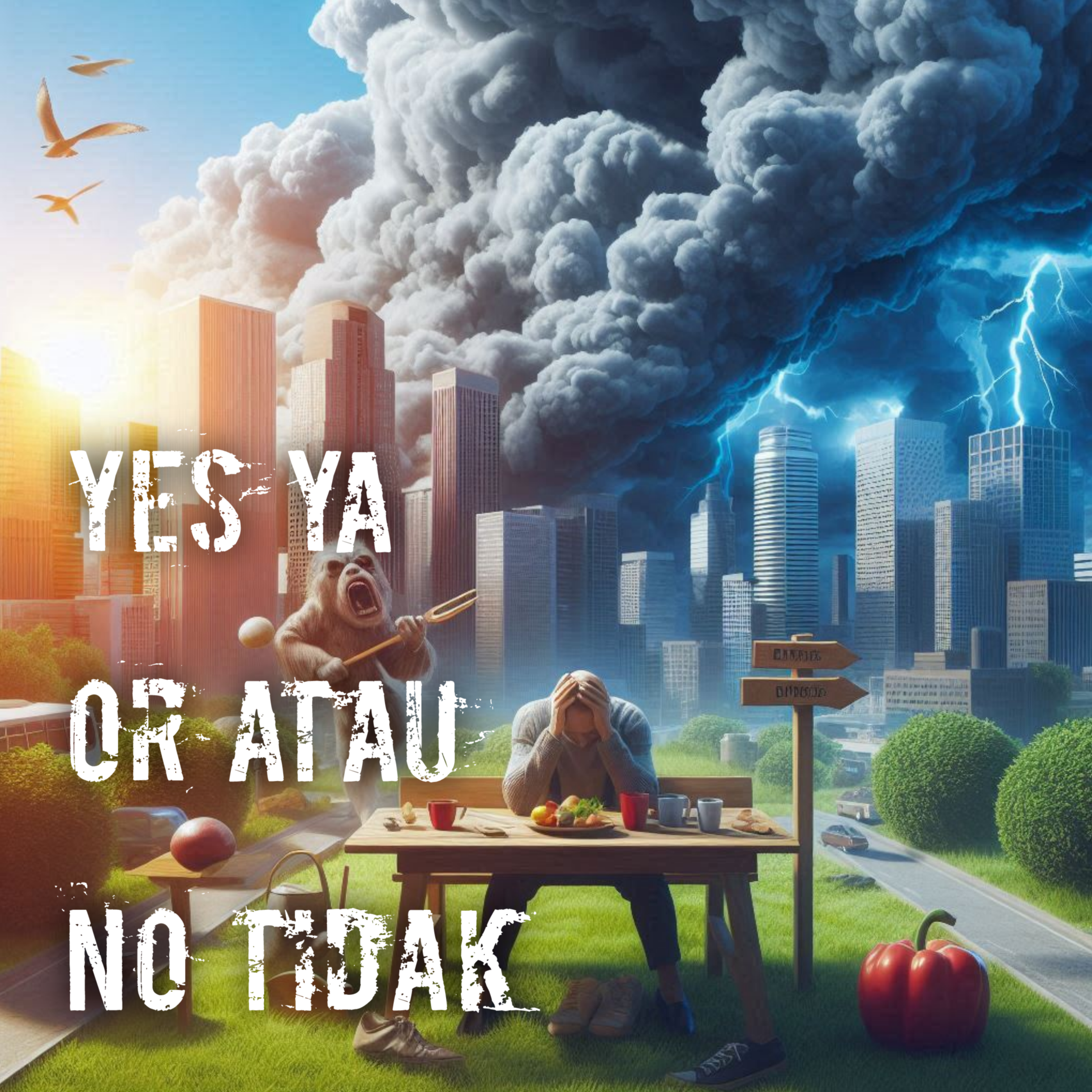 Yes Ya Or Atau No Tidak artwork