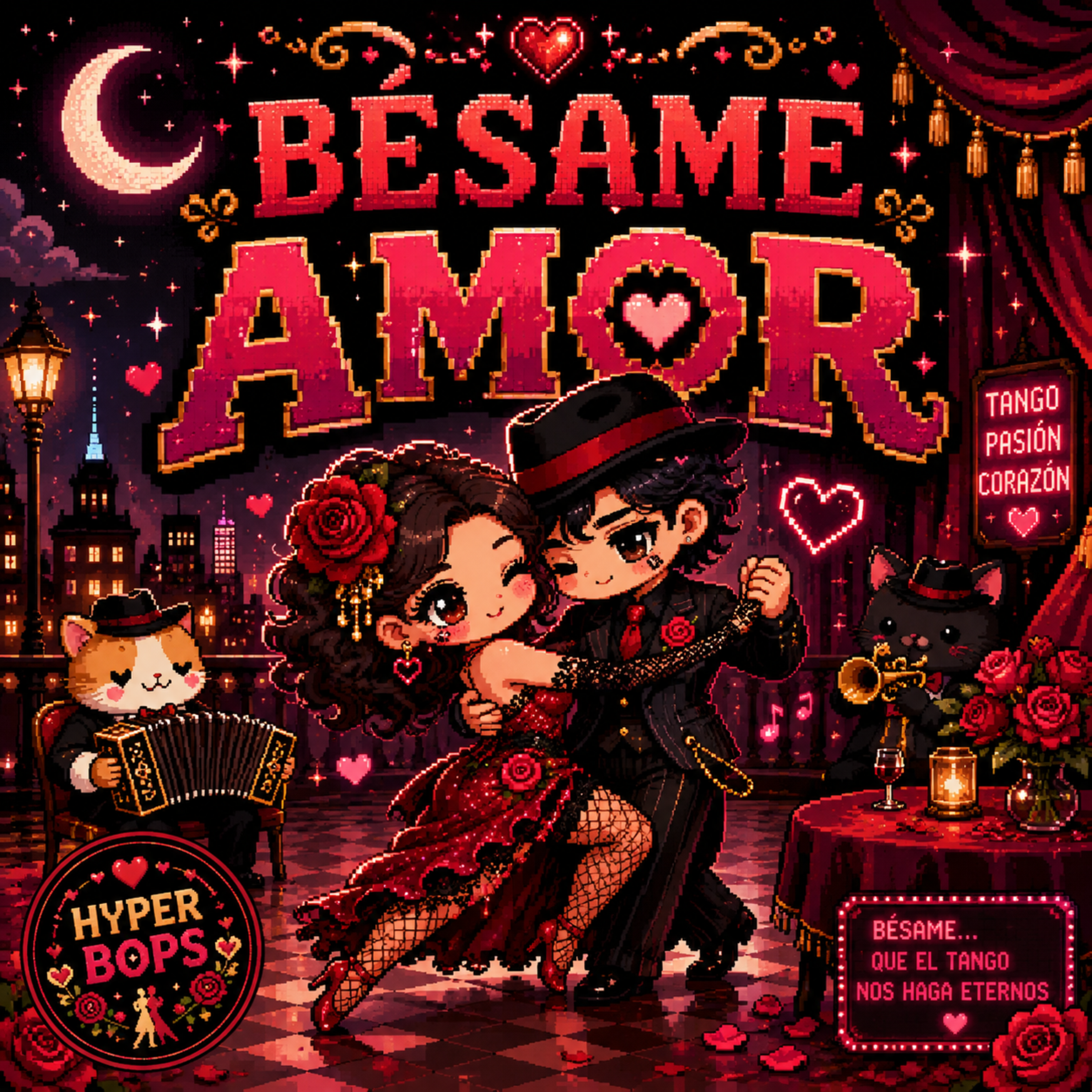 BÉSAME AMOR by Hyper Bops cover art