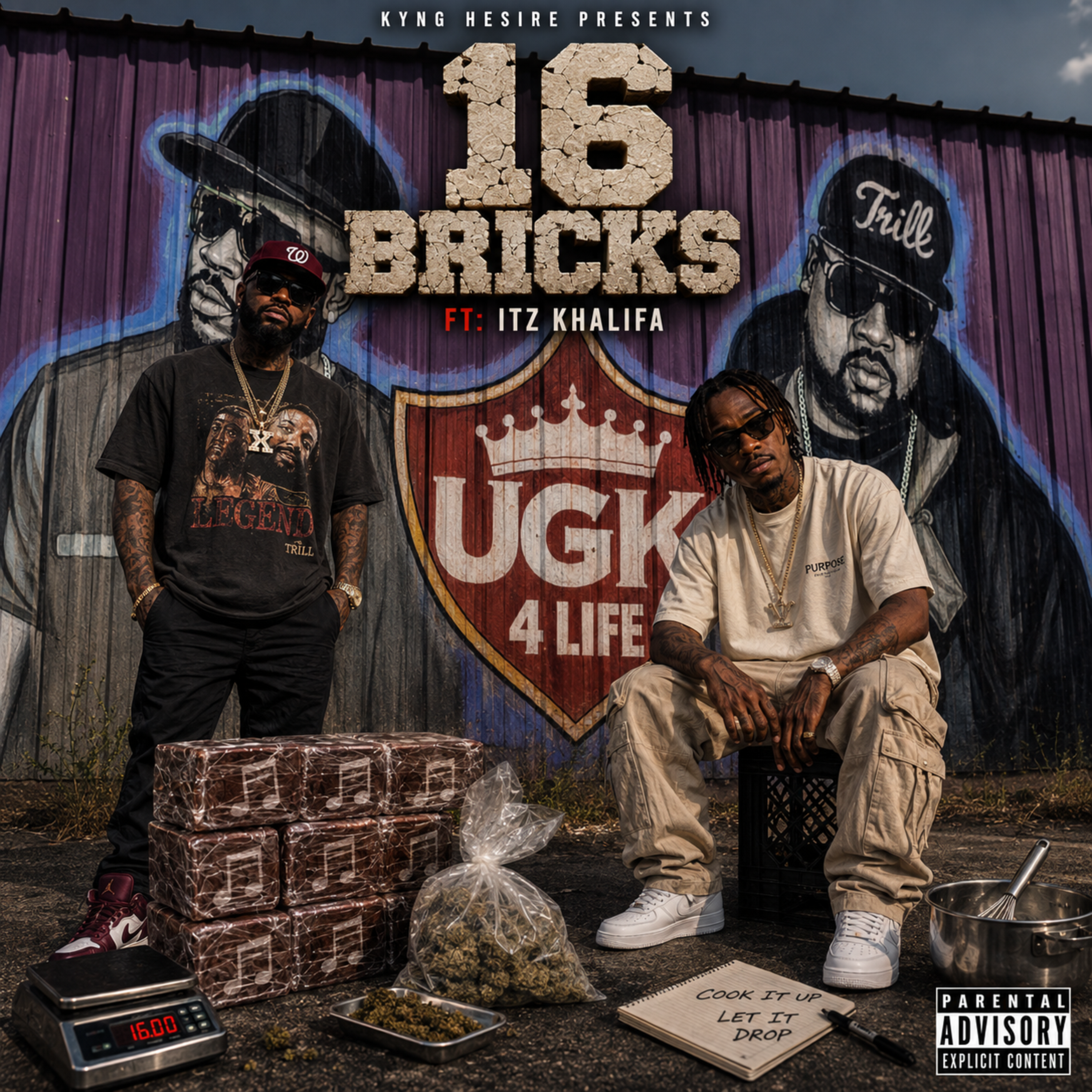 16 Brickz (Remix) by Kyng Hesire cover art