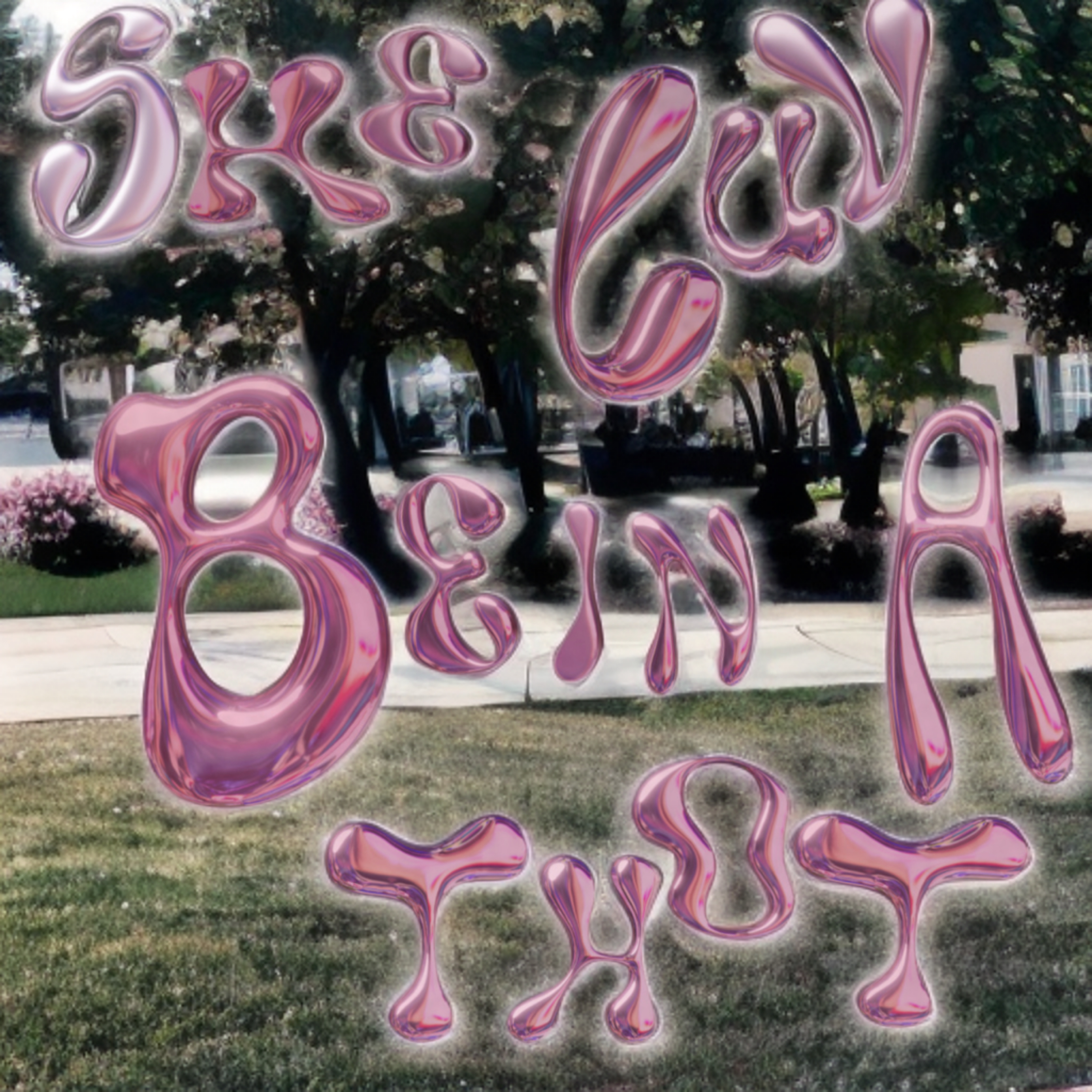 she luv bein a thot artwork