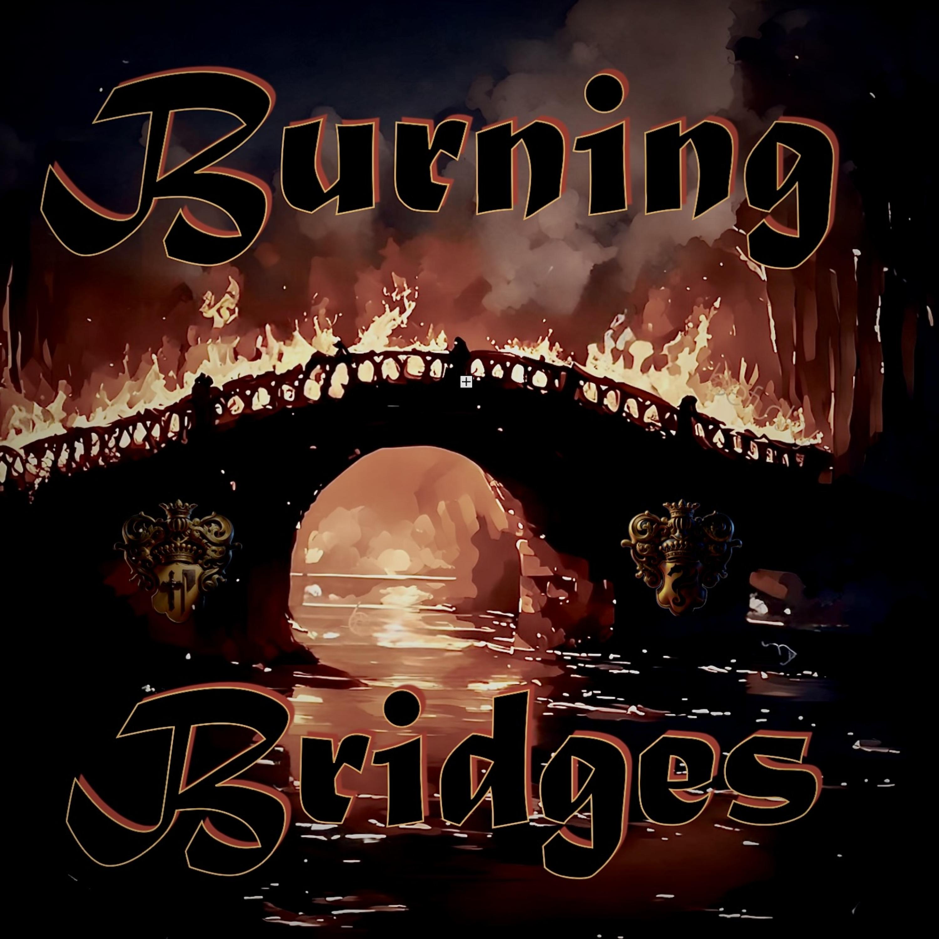 Burning Bridges by Conrad Mortiss cover art