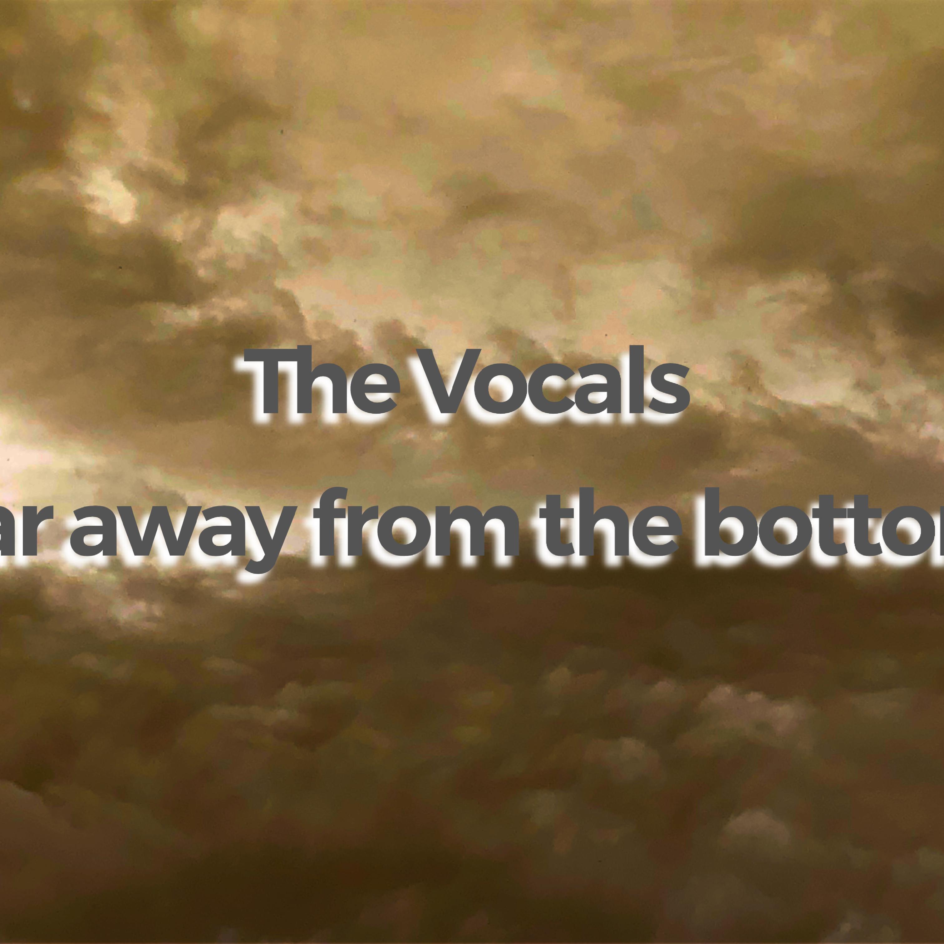 The Vocals(Far from the Bottom) artwork