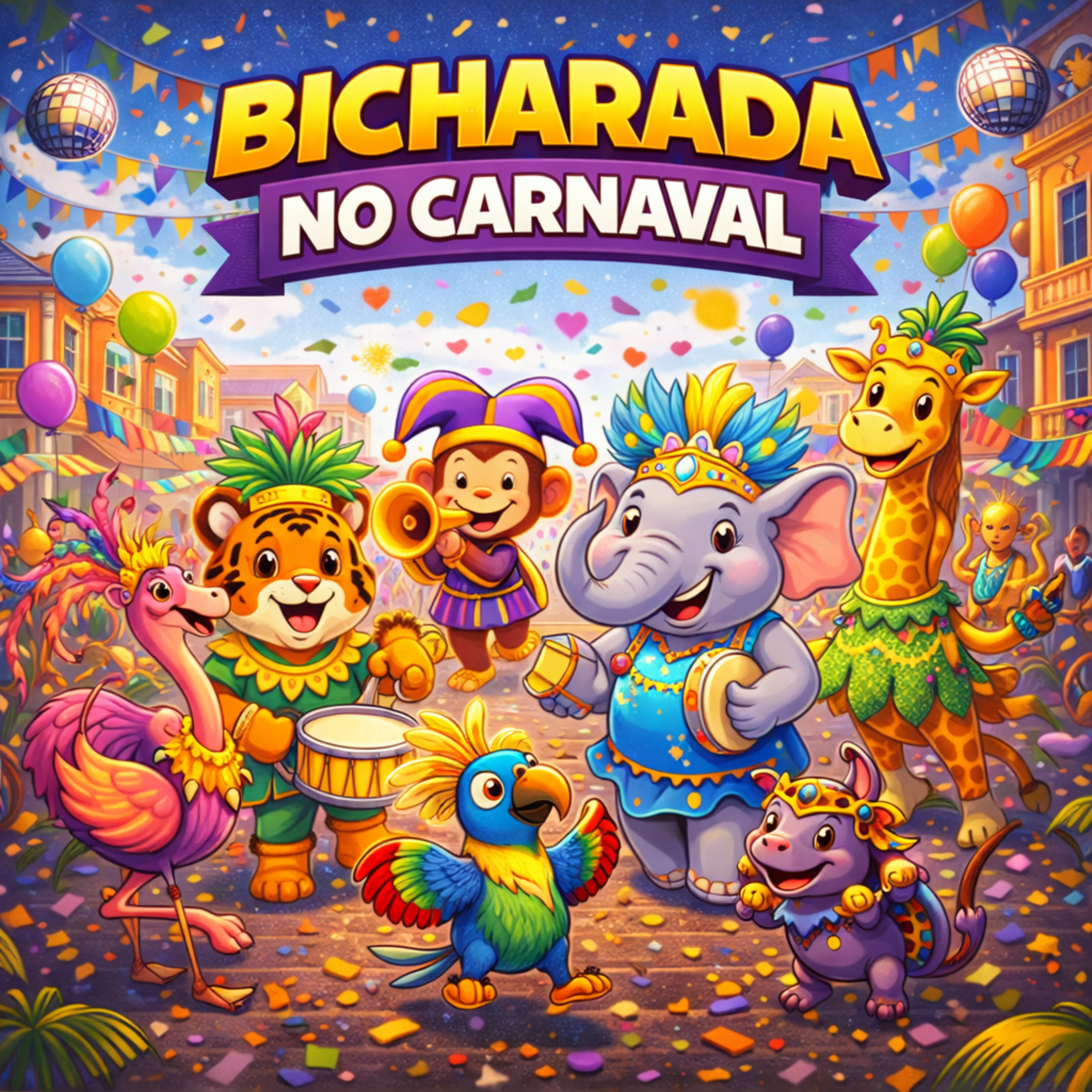 Bicharada no carnaval artwork