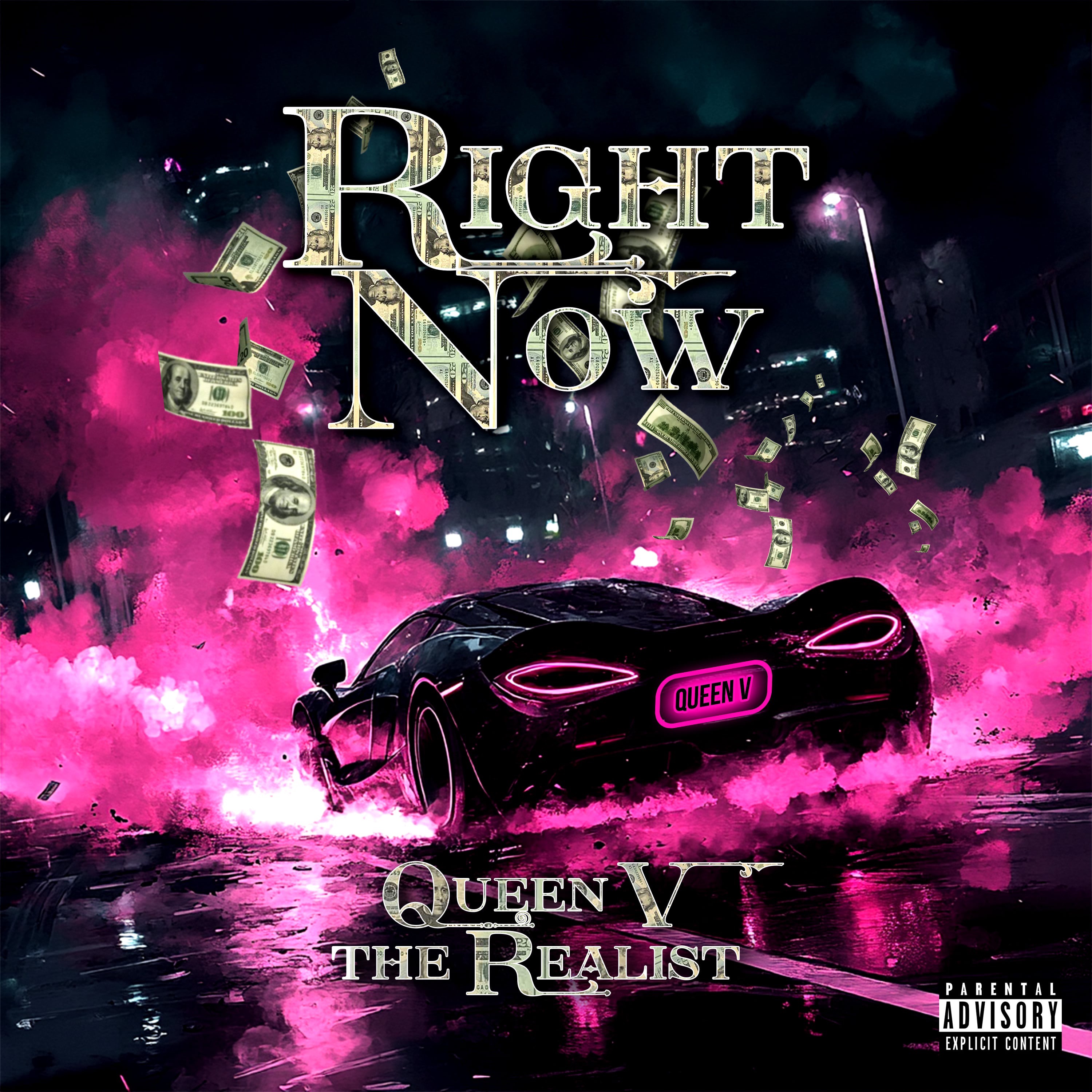 Right Now by Queen V the Realist cover art