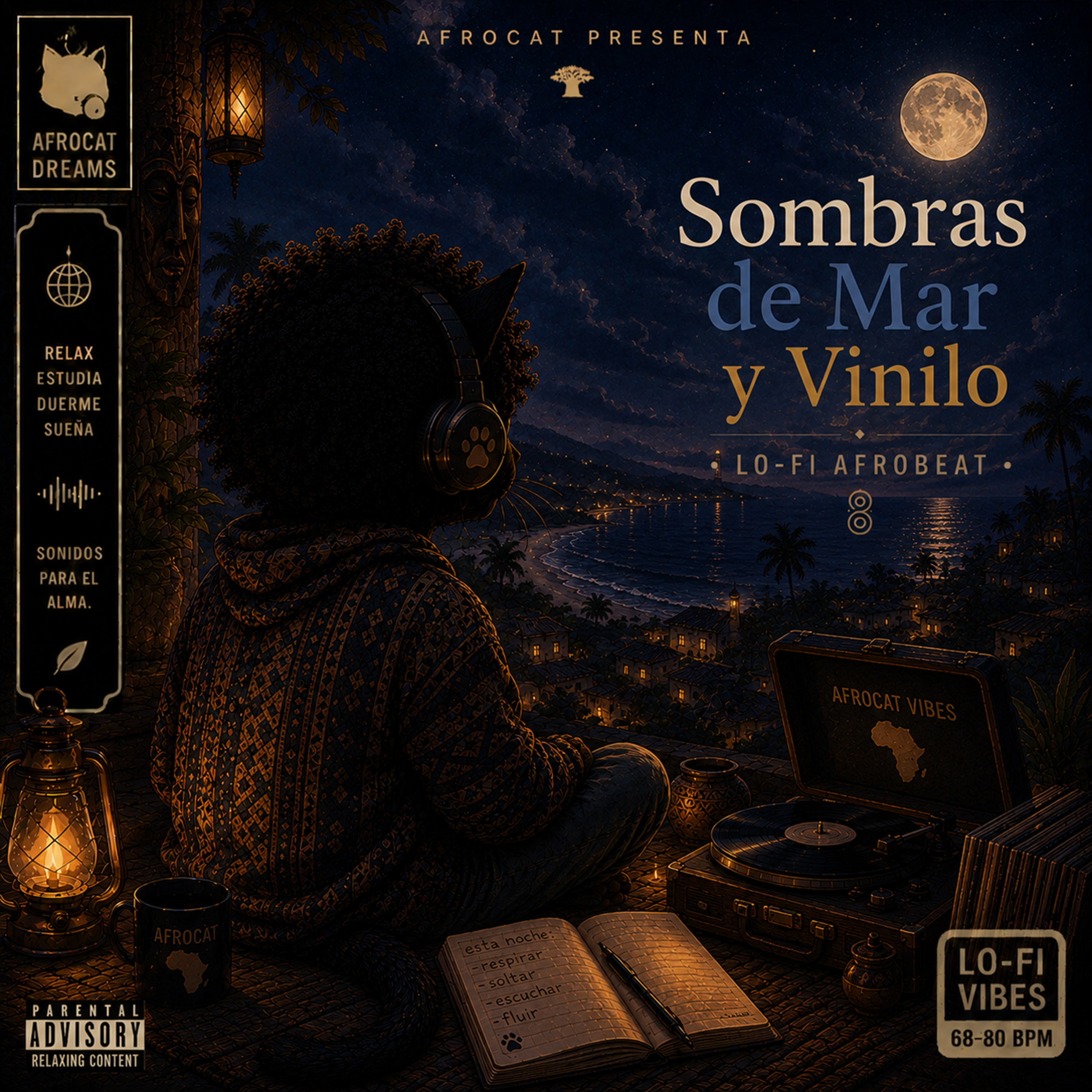 Sombras de Mar y Vinilo by AFROCAT cover art