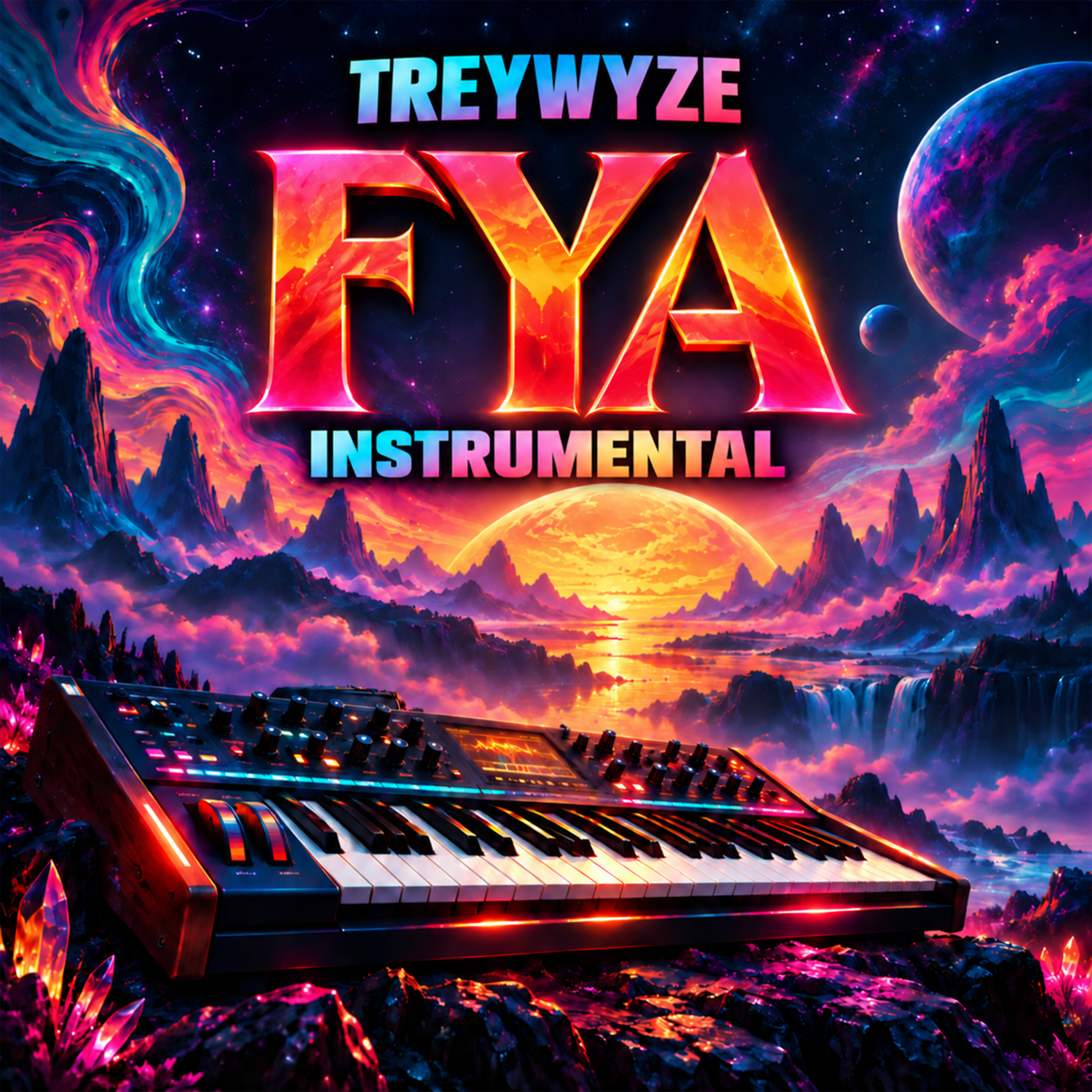 Fya Instrumental by TreyWyze cover art