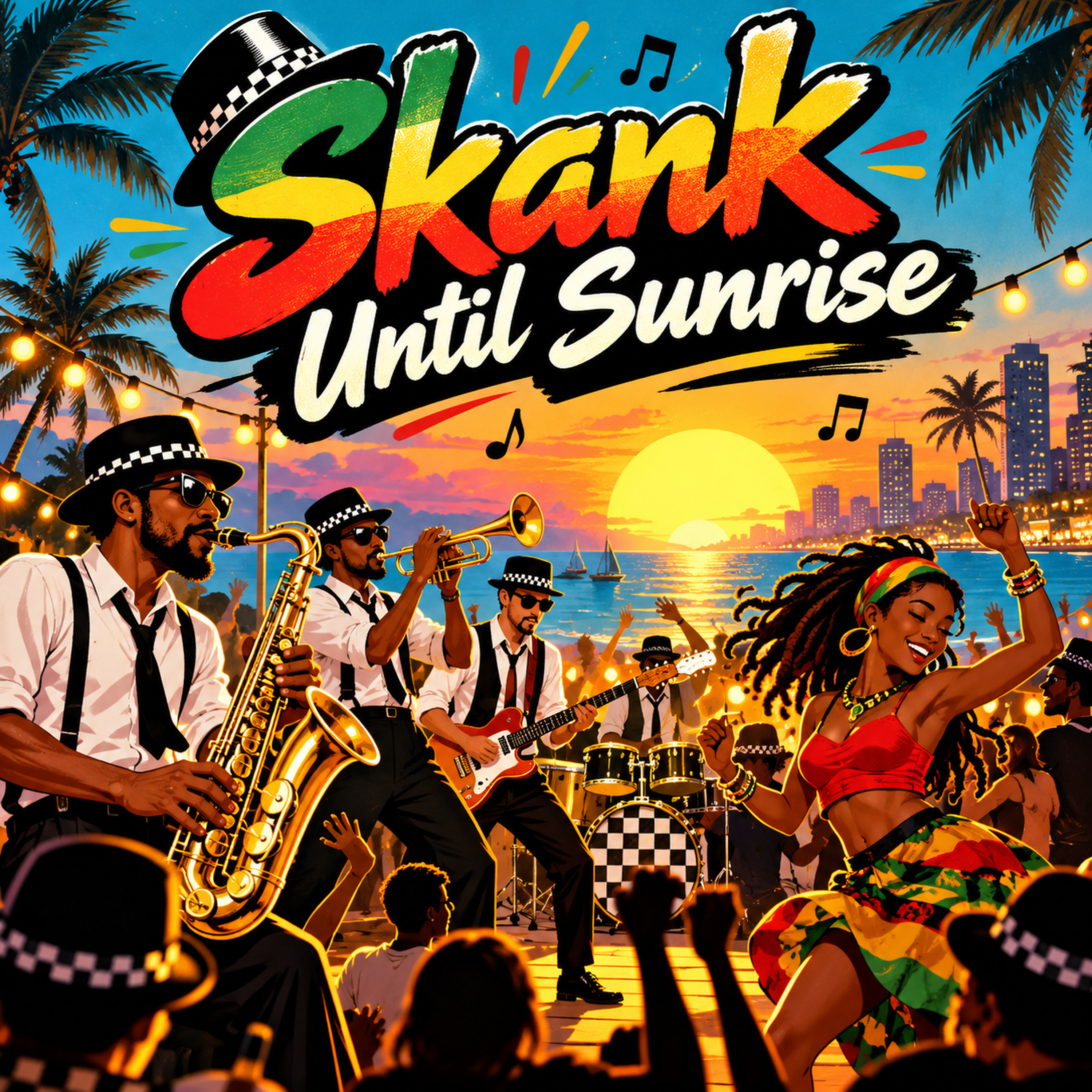 Skank Until Sunrise by Roshan Wishwajith cover art
