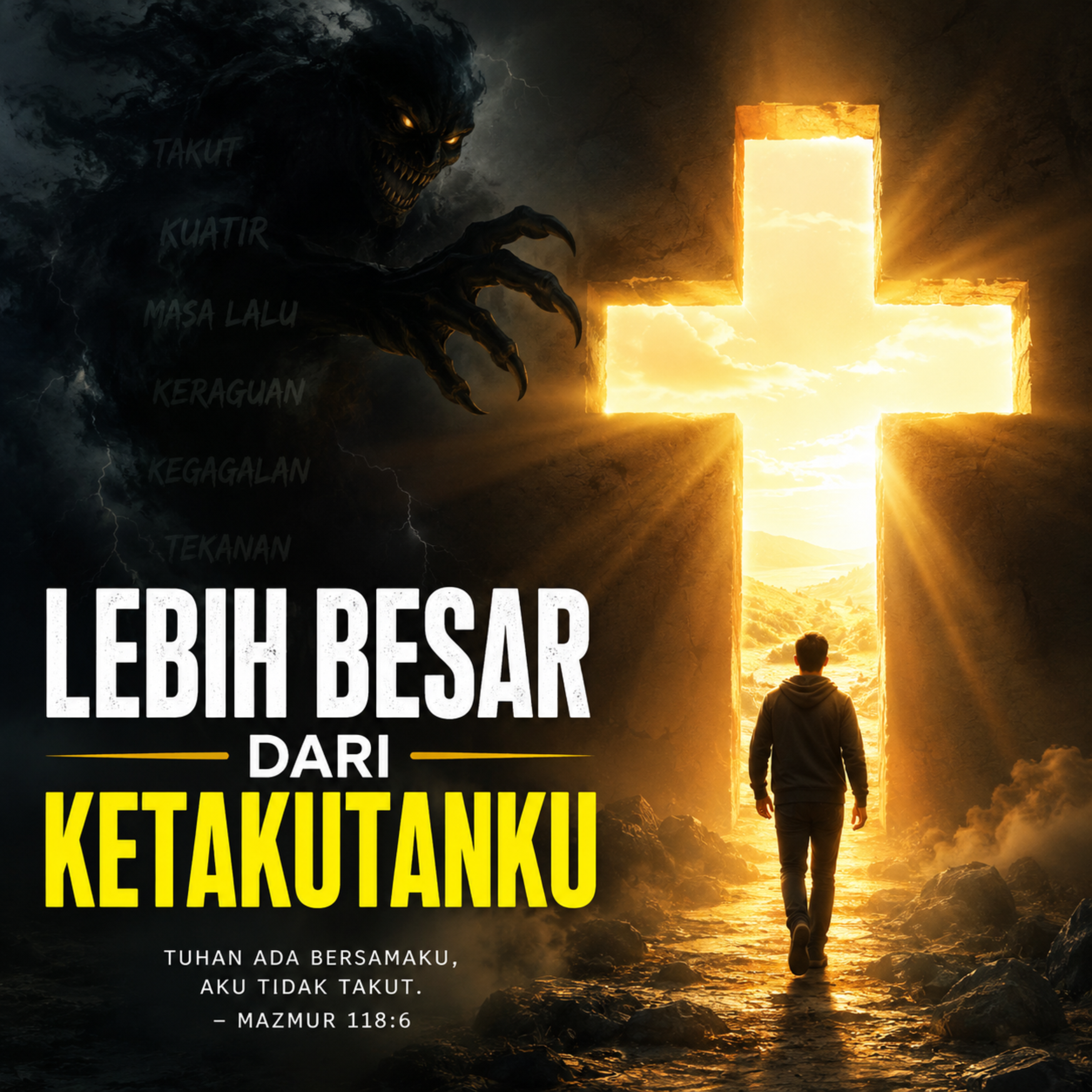 Lebih Besar Dari Ketakutanku by PUJI WORSHIP cover art