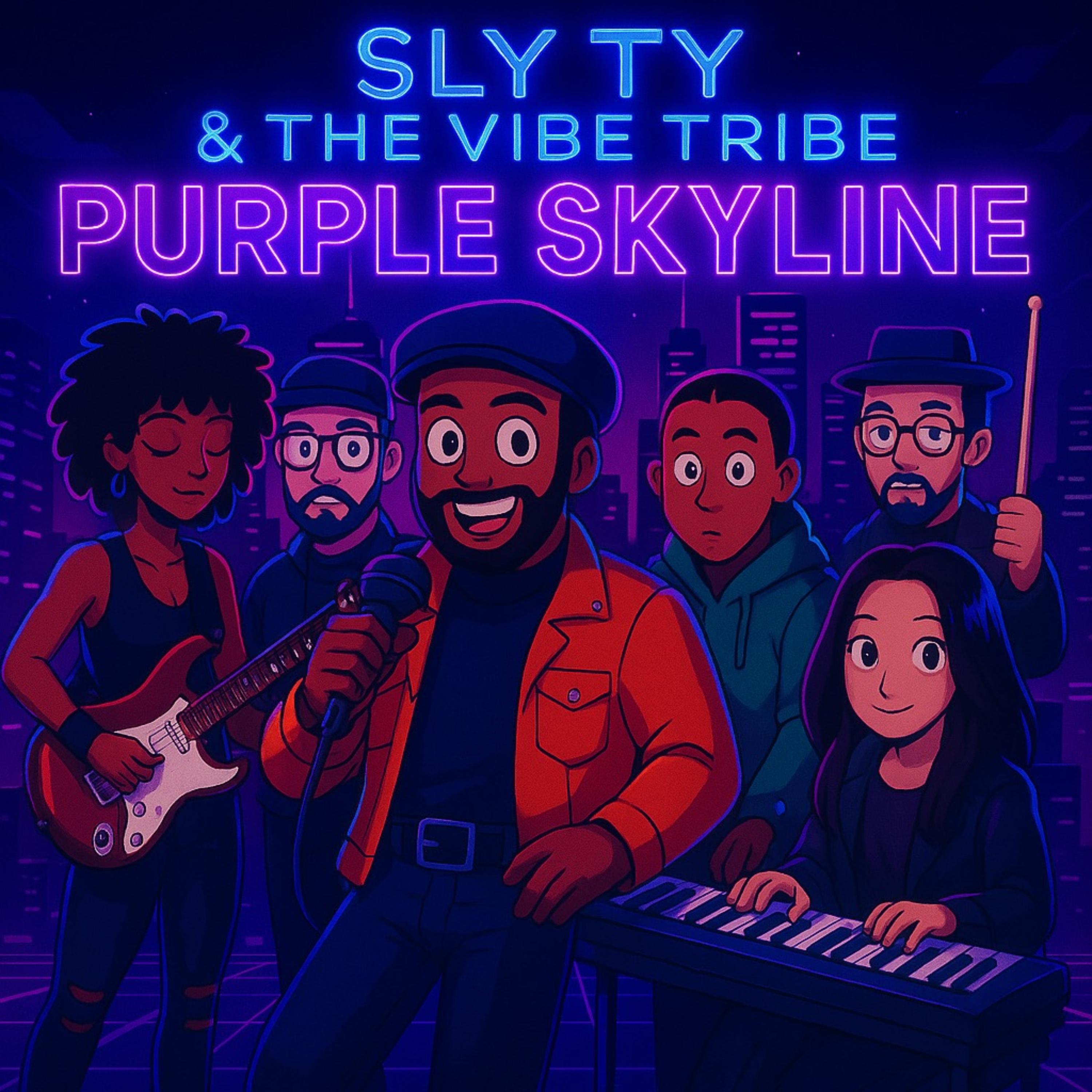 Purple Skyline artwork