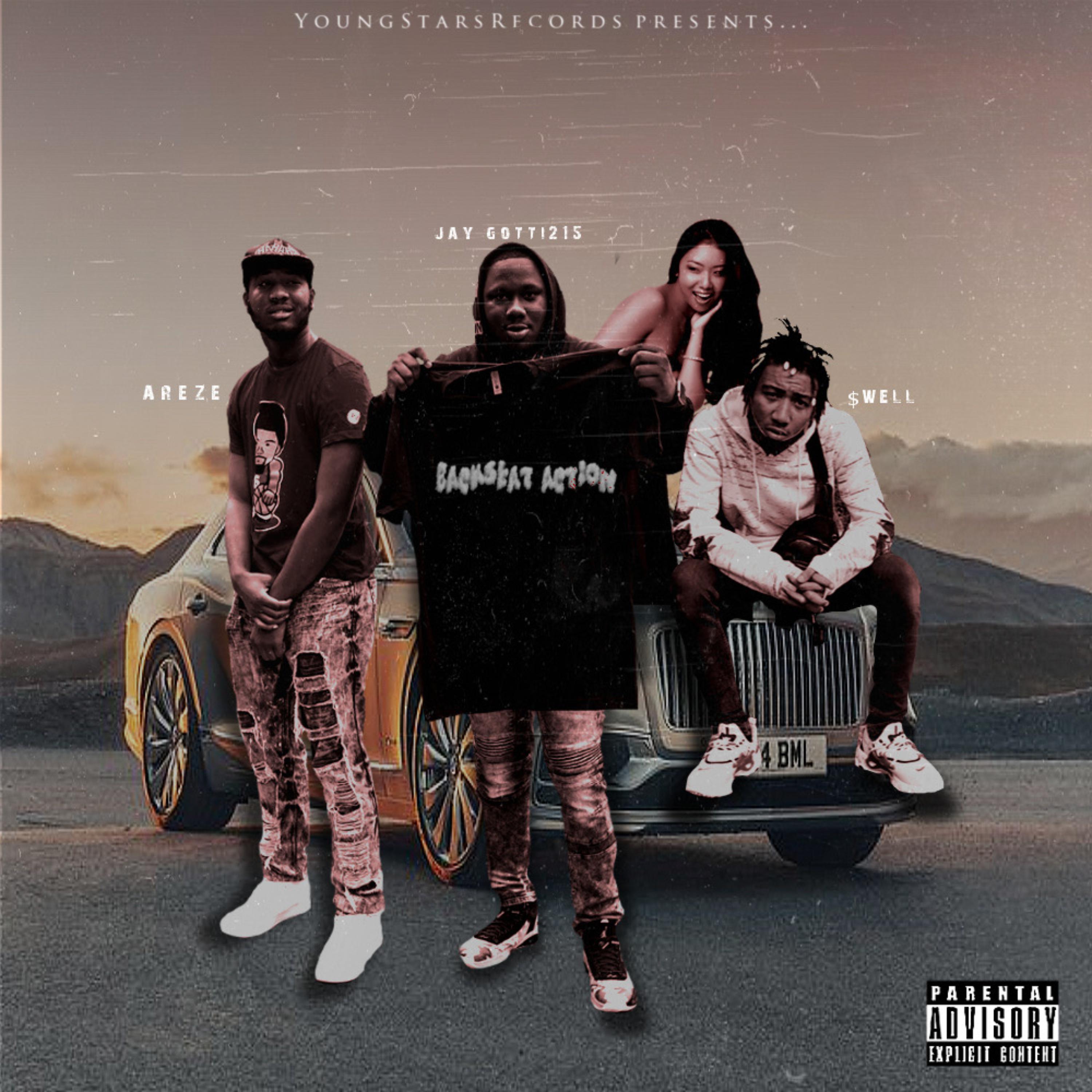 Backseat action by Jay Gotti 215 cover art