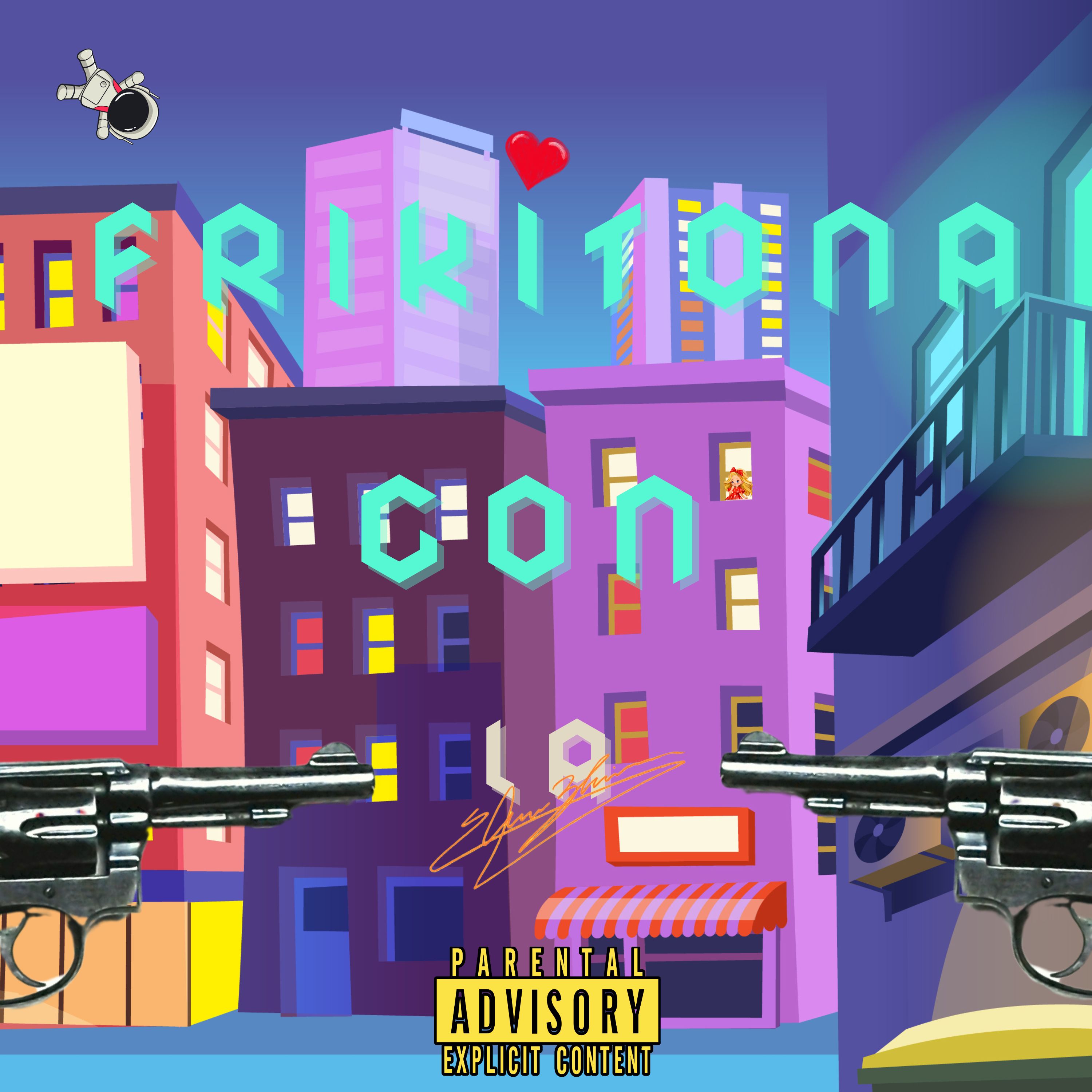 Frikitona Con La Pistola artwork