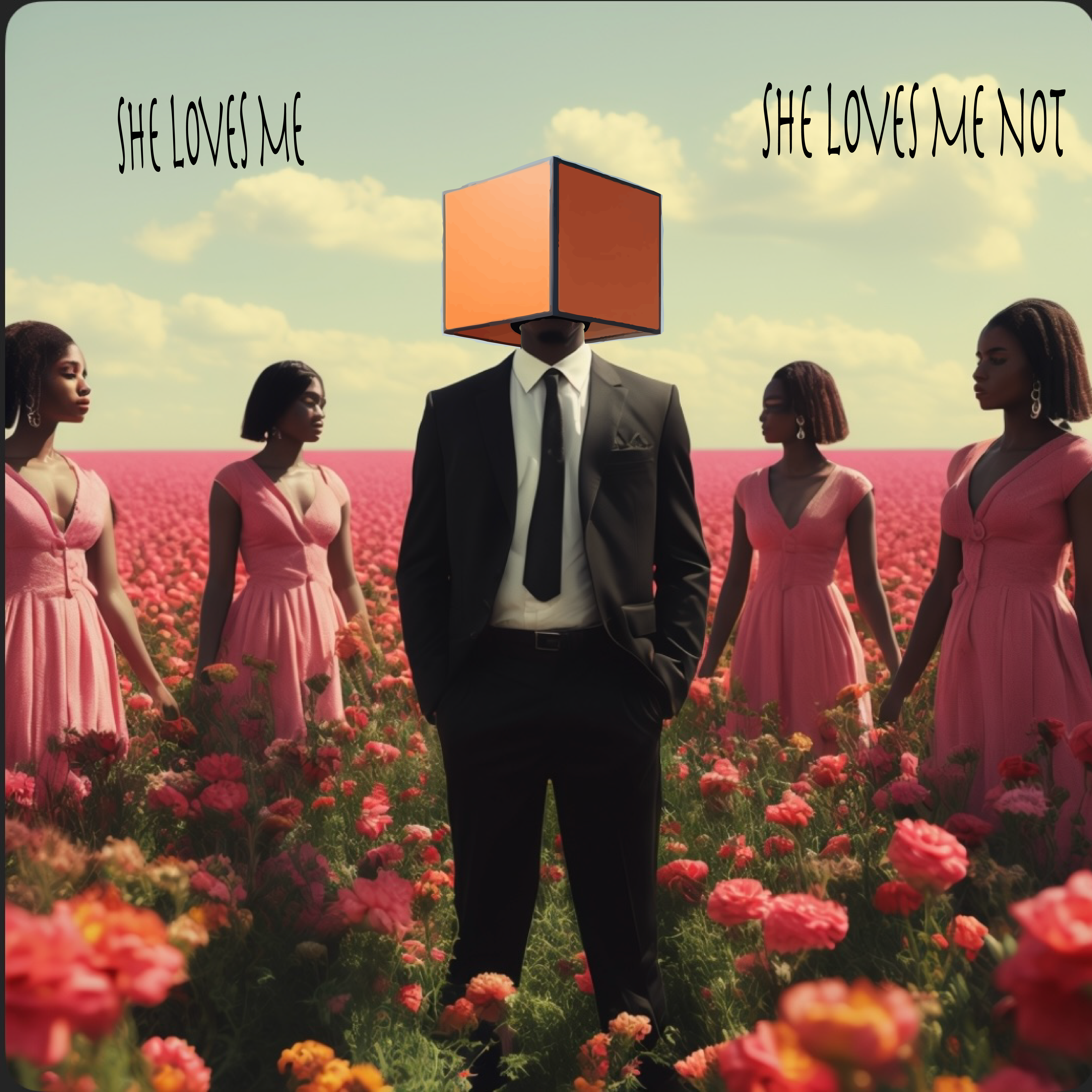 she loves me she loves me not artwork