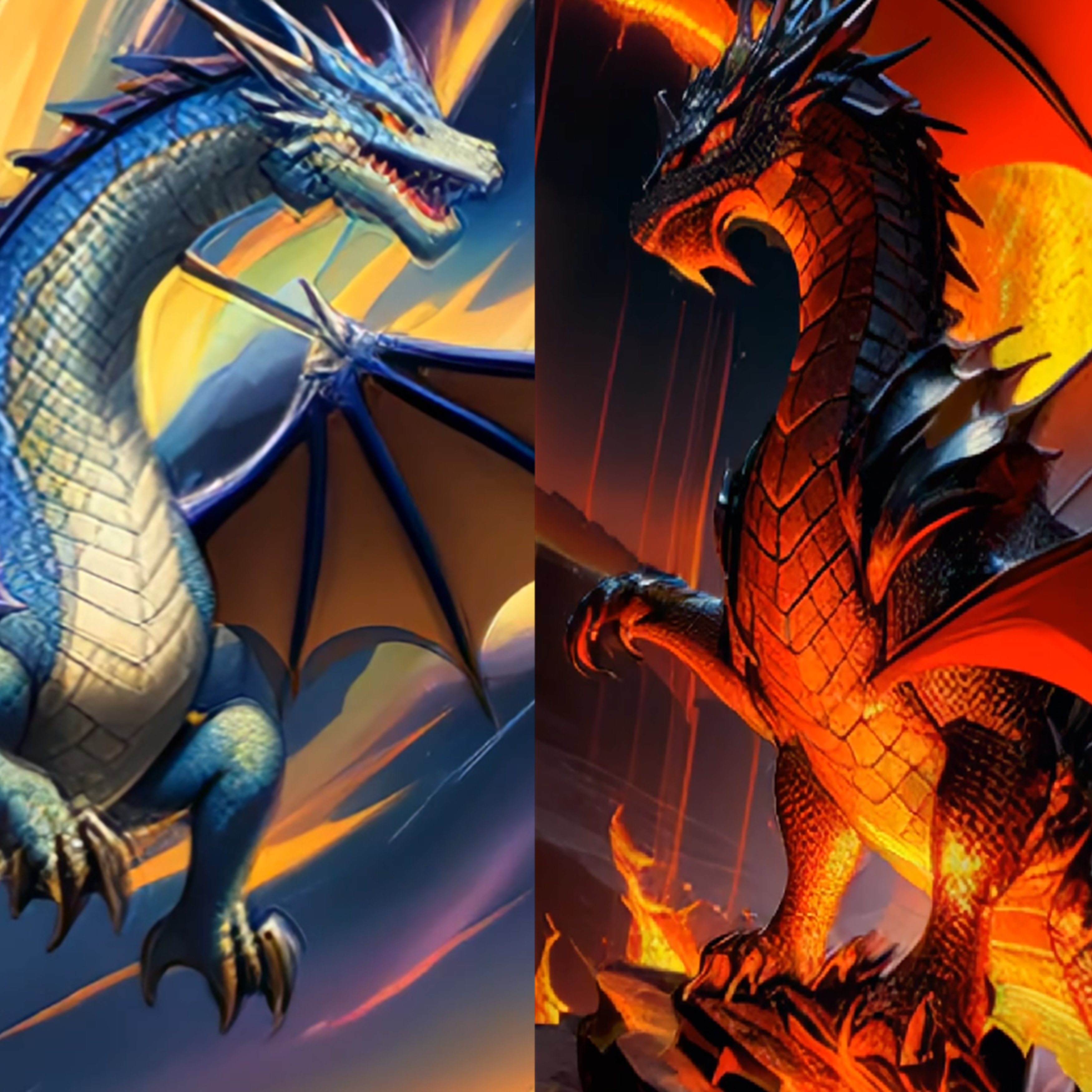 Changewind and Firestorm artwork