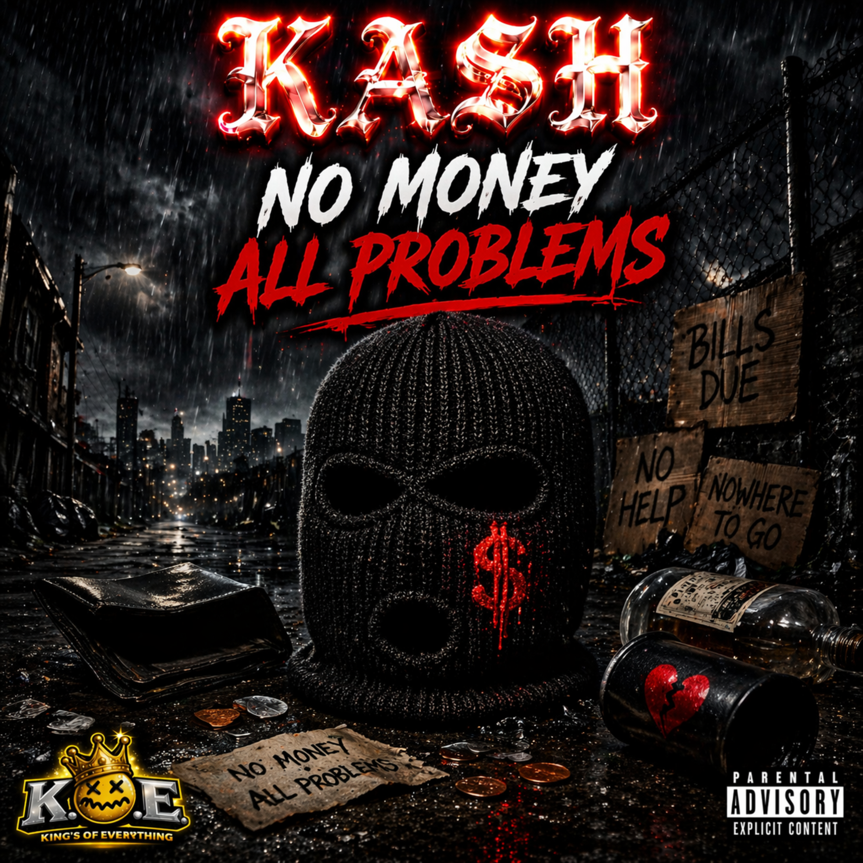 NO MONEY ALL PROBLEMS artwork