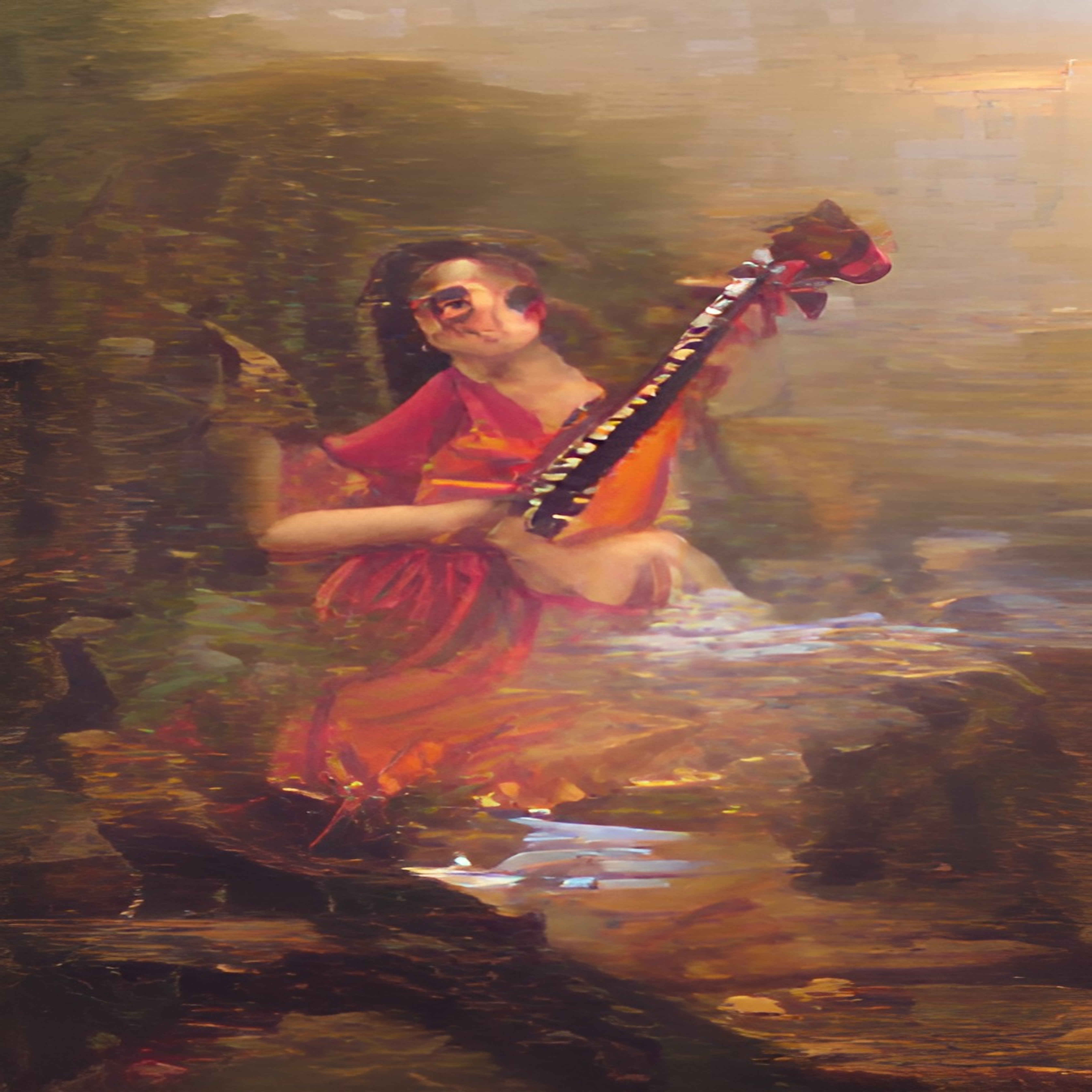 Saraswati artwork