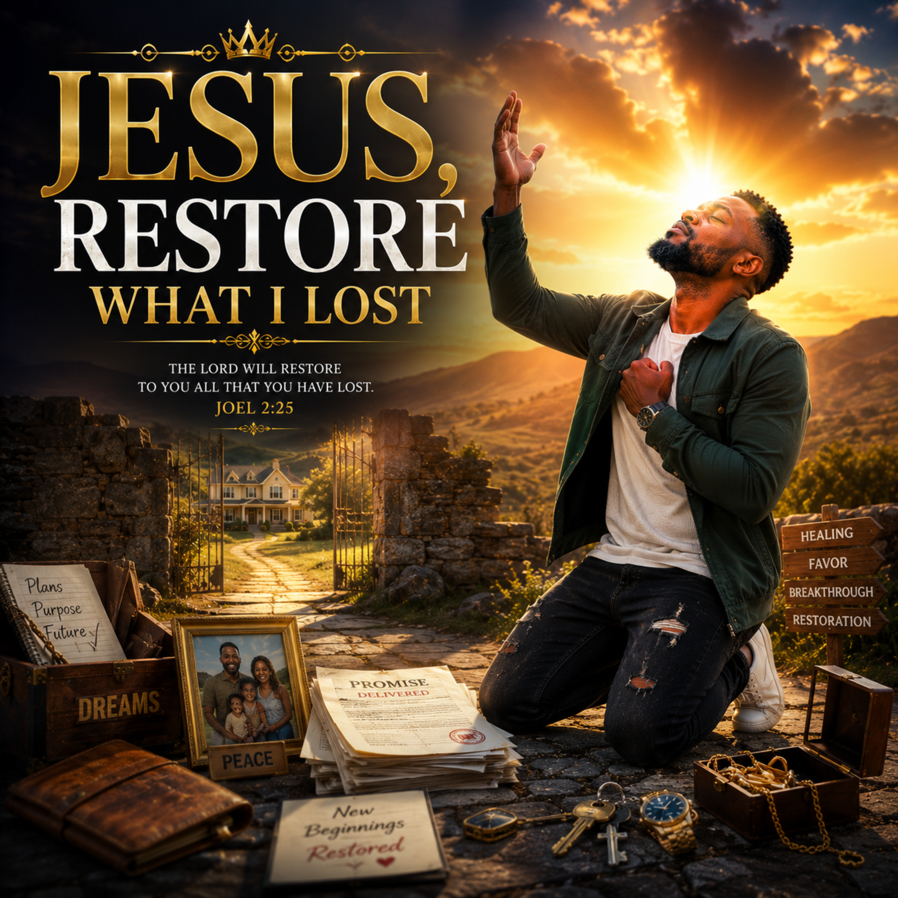 Jesus, Restore What I Lost by olabode oluwafemi cover art