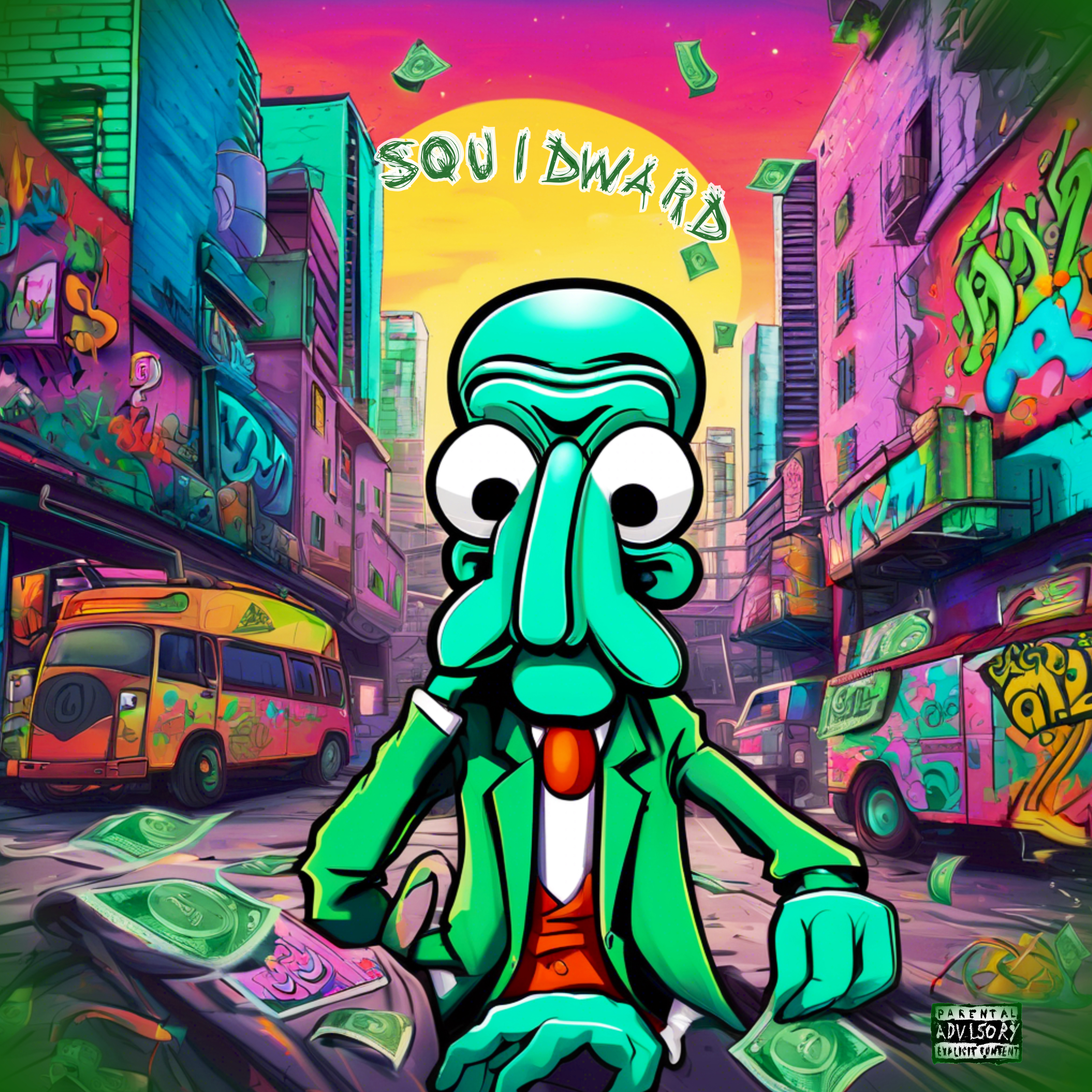 Squidward artwork