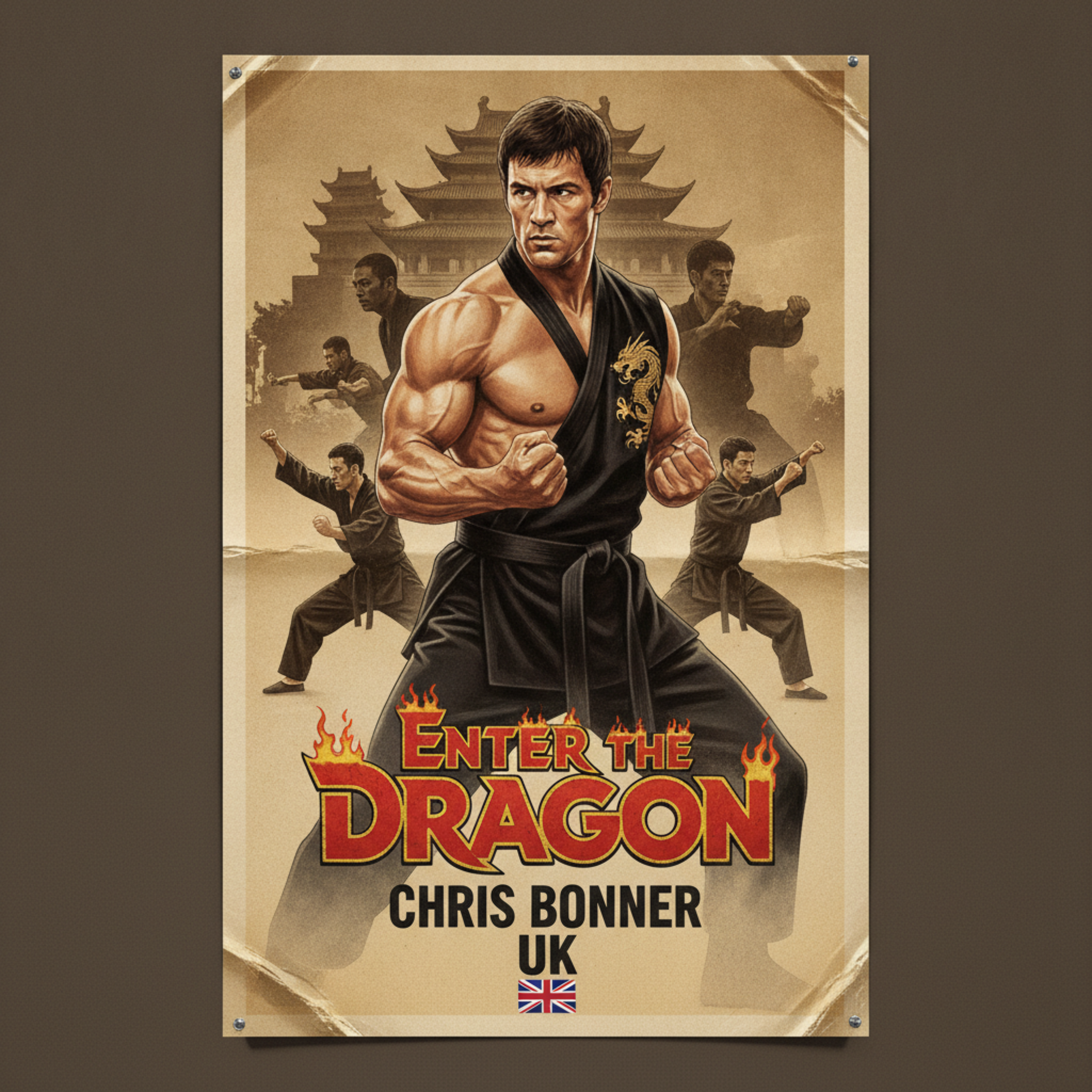 Enter The Dragon by Chris Bonner UK cover art