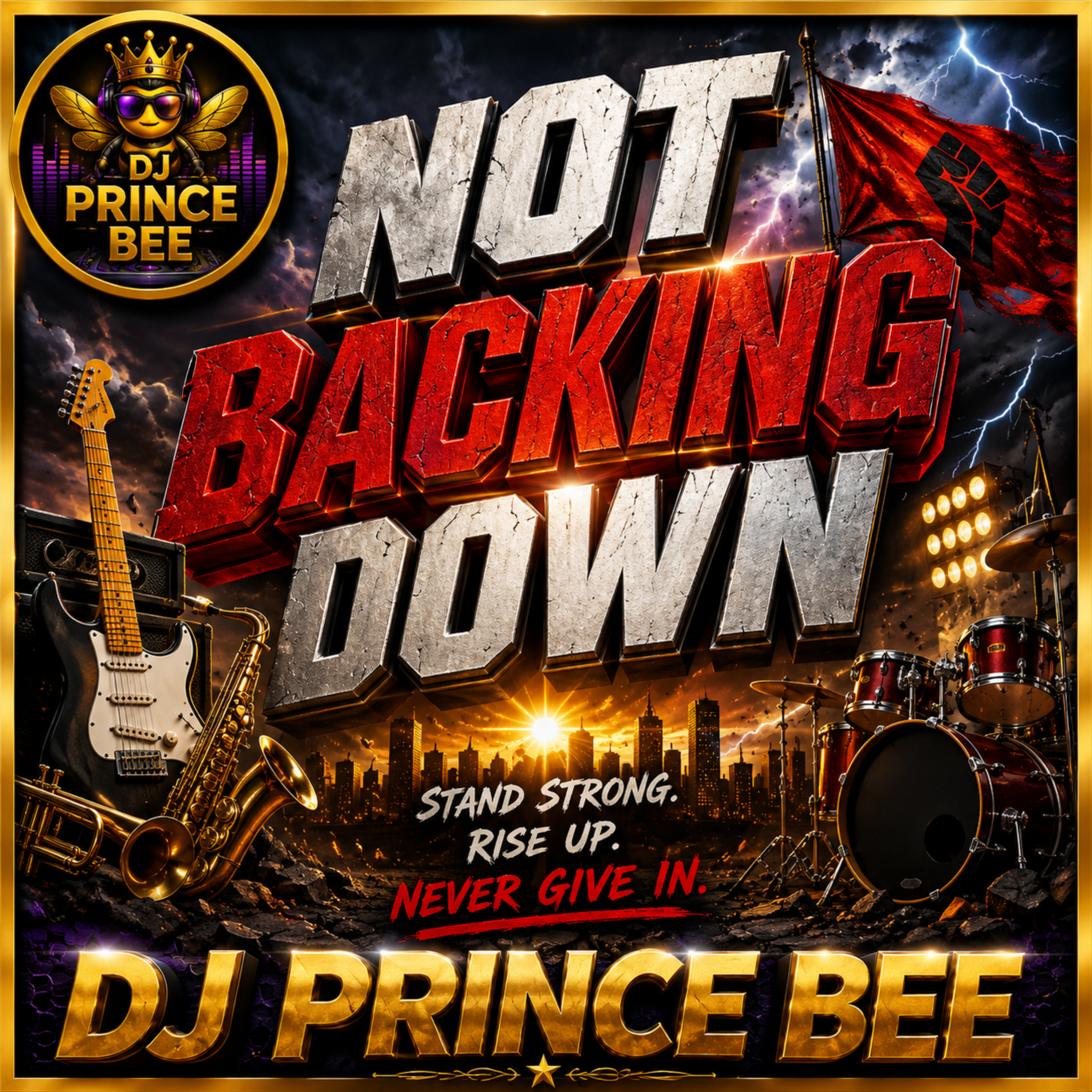 Not Backing Down by DJ PRINCE BEE cover art