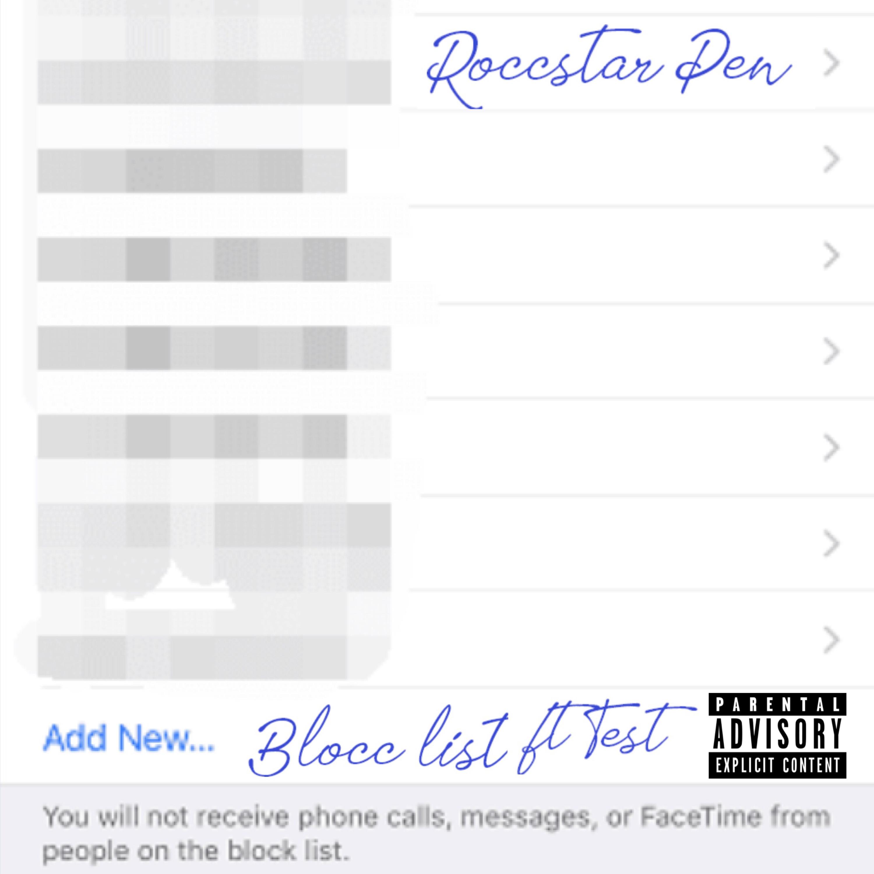 Blocc list artwork