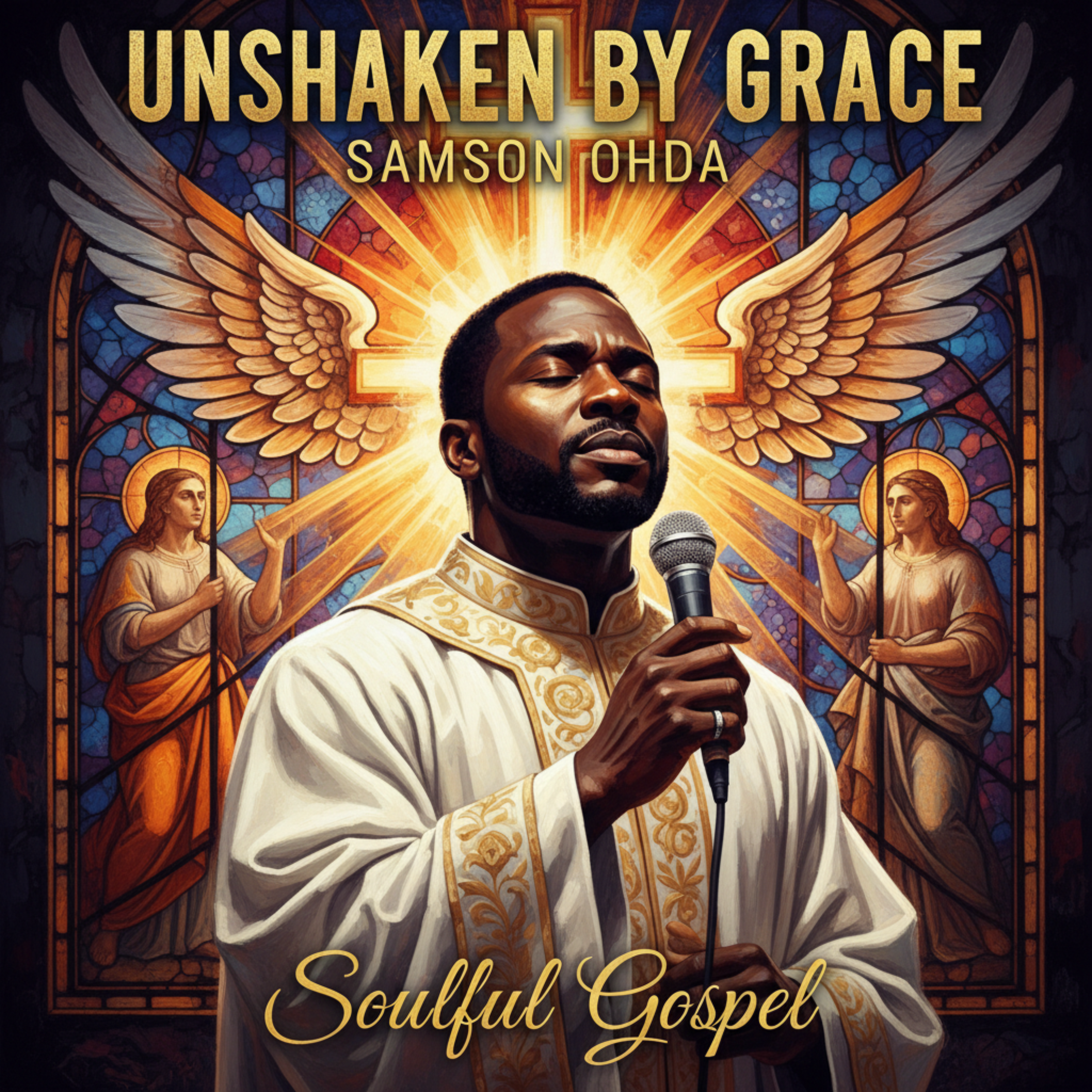 Unshaken by Grace by Samson Ohda  cover art