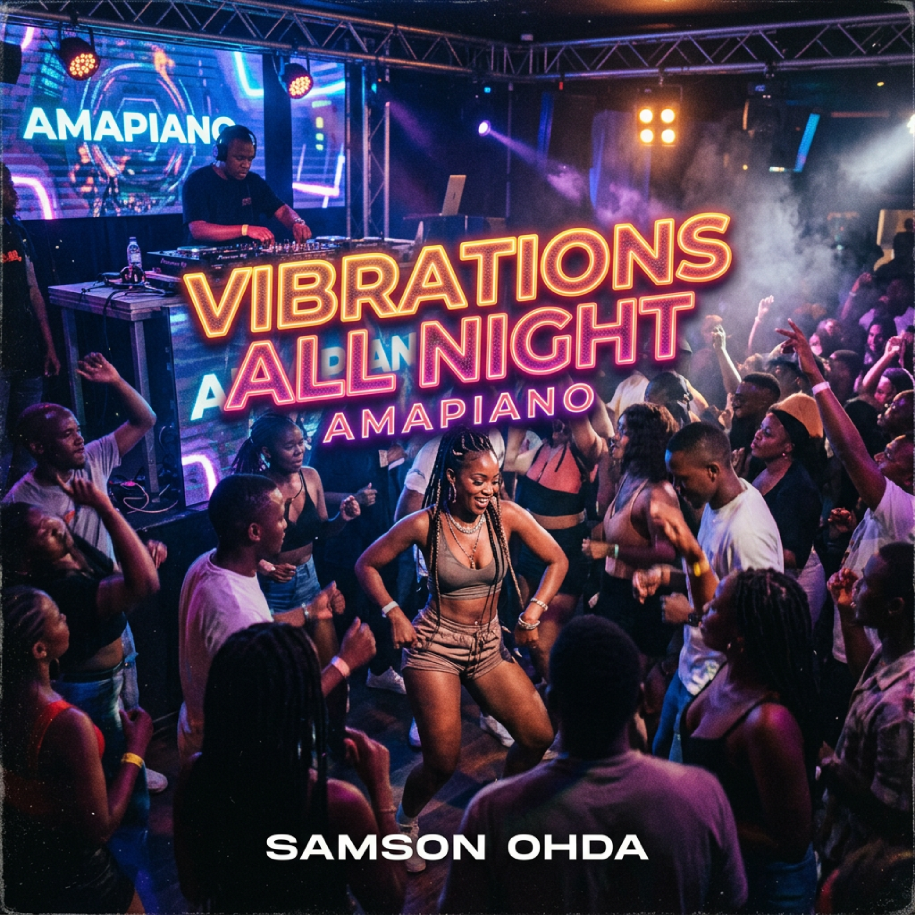 Vibrations All Night by Samson Ohda  cover art