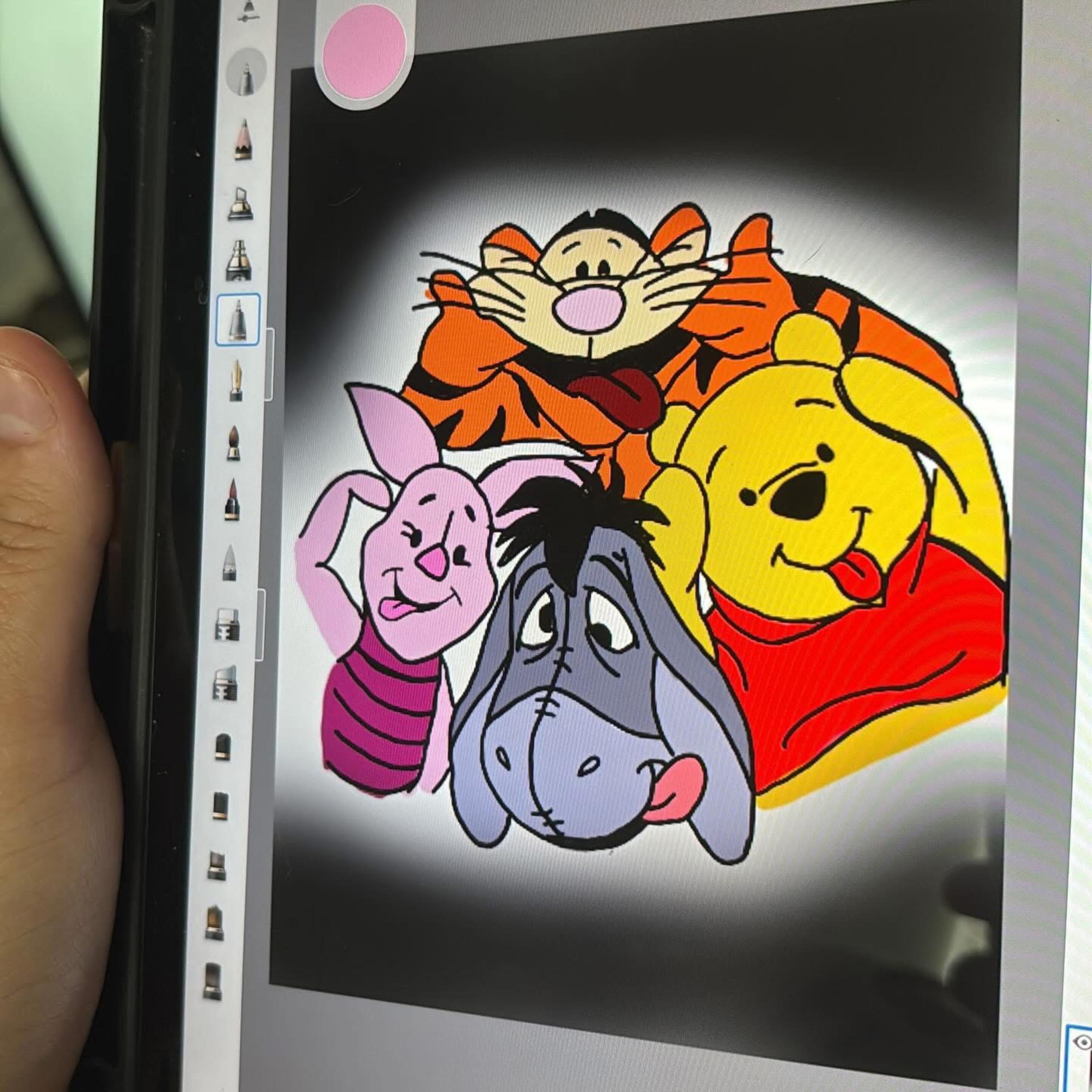pooh-bear artwork