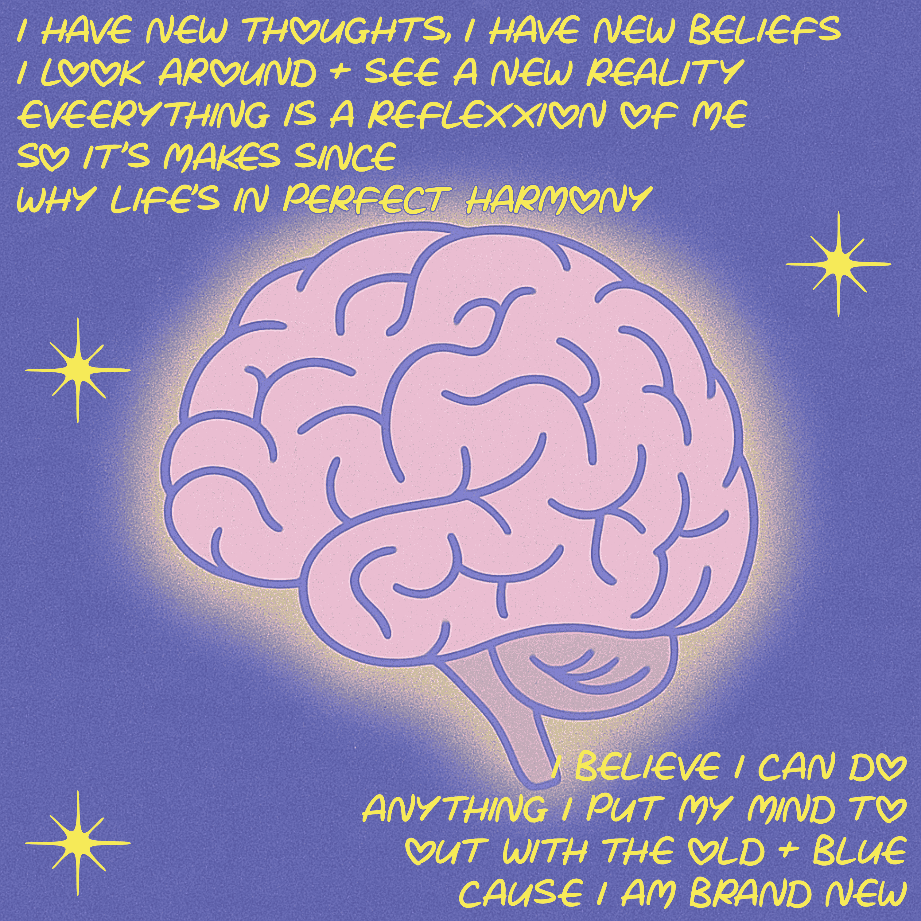 i have new thoughts, i have new beliefs artwork