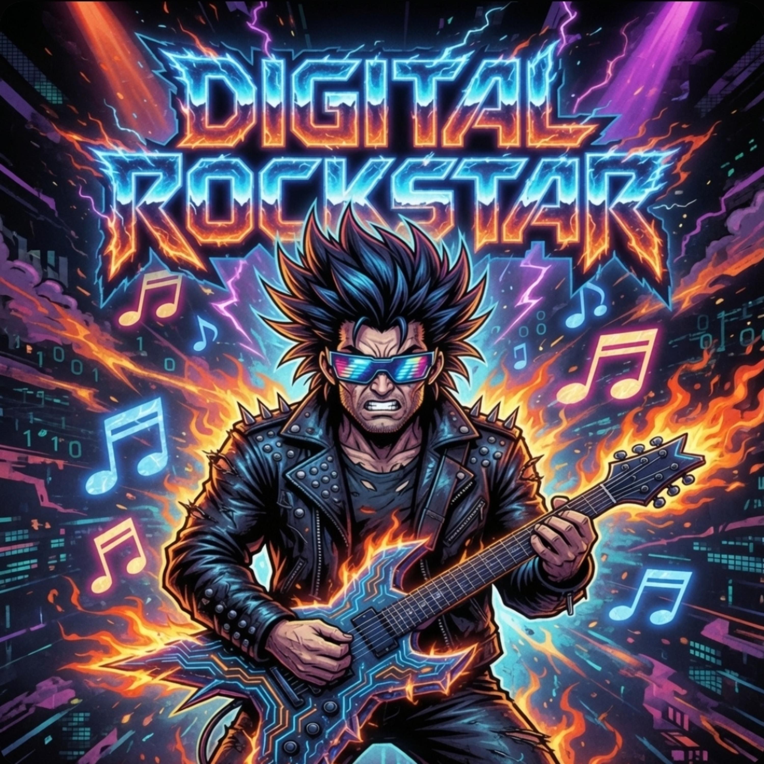 Digital Rockstar by Lil Leech cover art