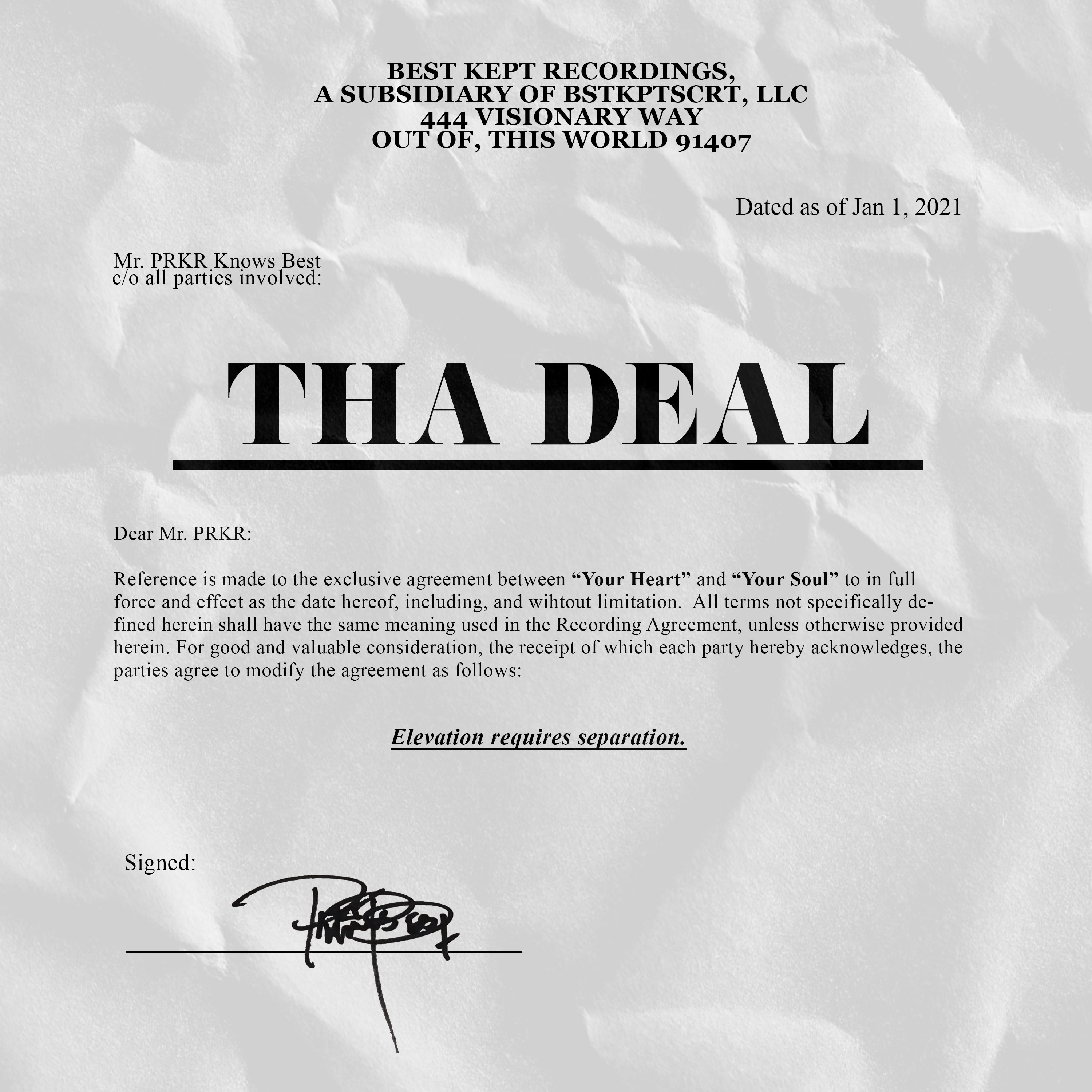 Tha Deal artwork