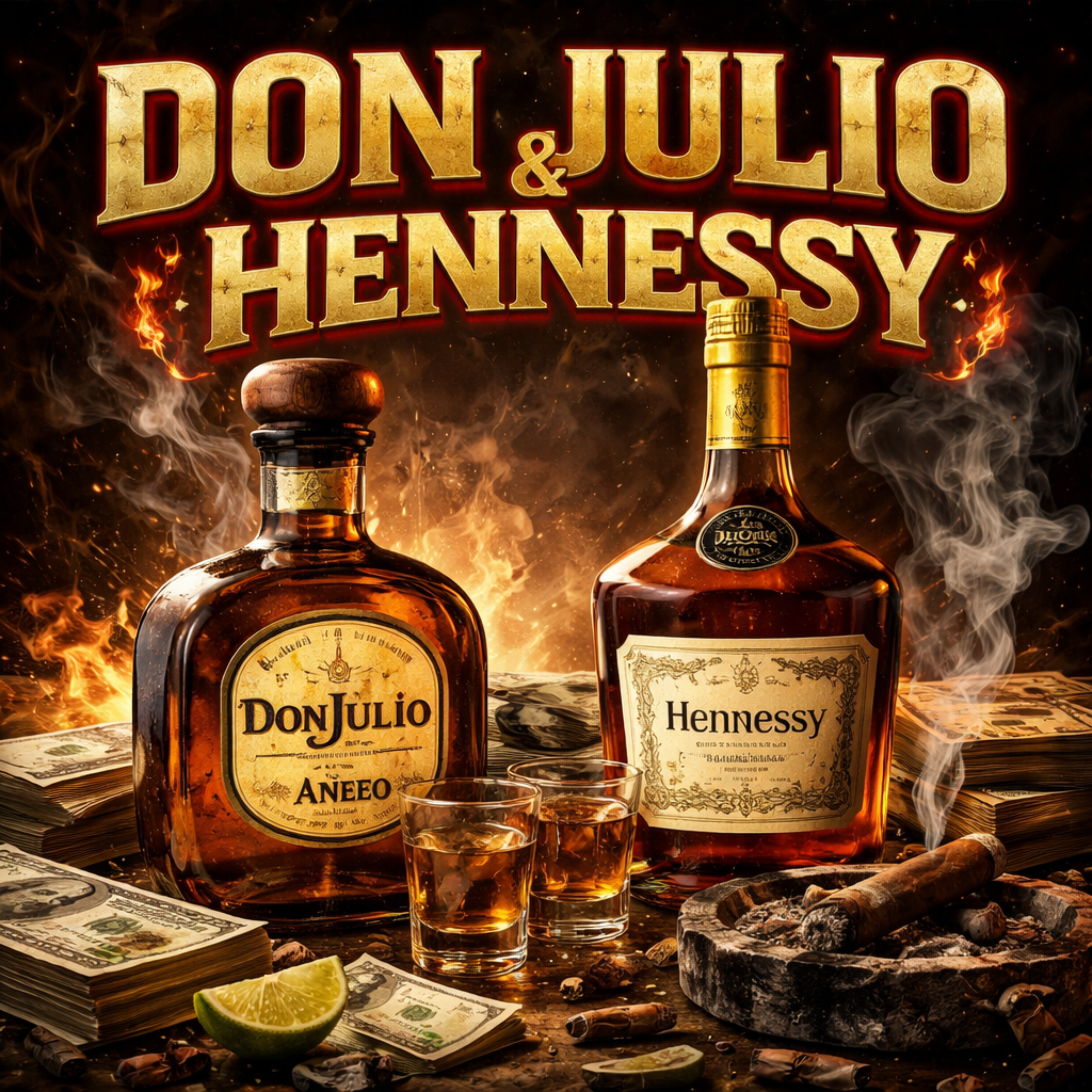 DON JULIO + HENNESSY (PUT IT ON ME) artwork