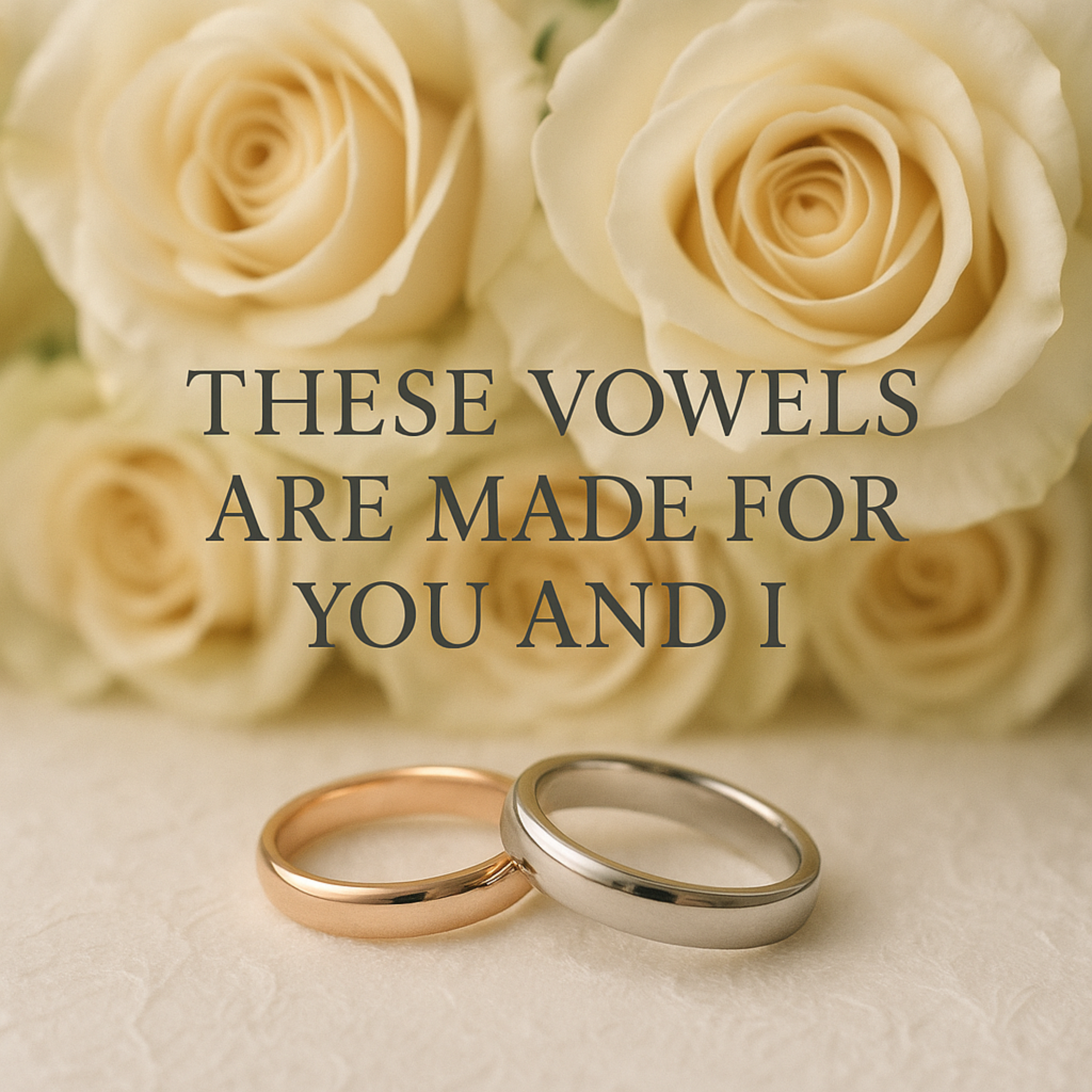 THESE VOWS ARE MEANT FOR YOU AND I artwork