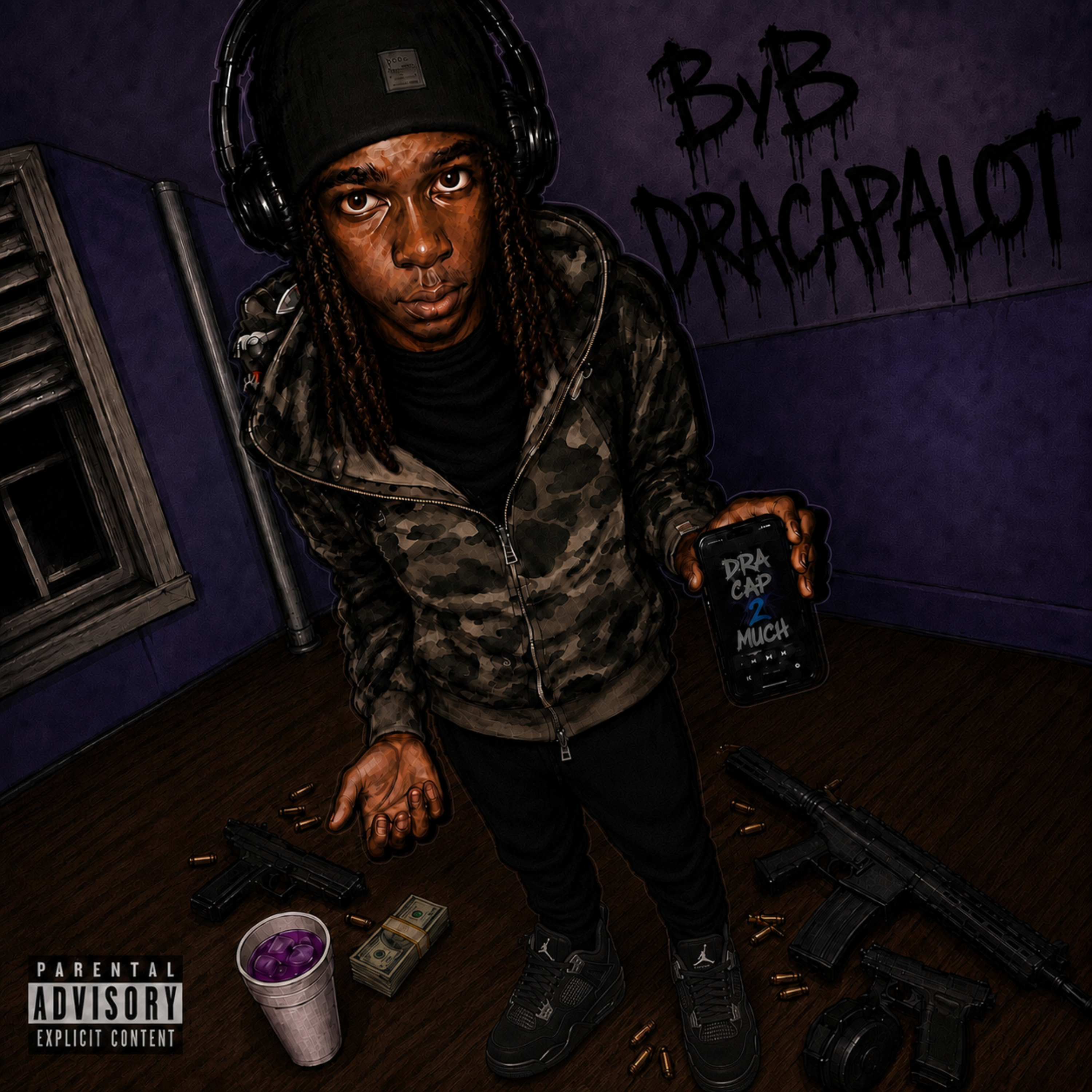 Dra cap 2 much by Backyard Boyz cover art