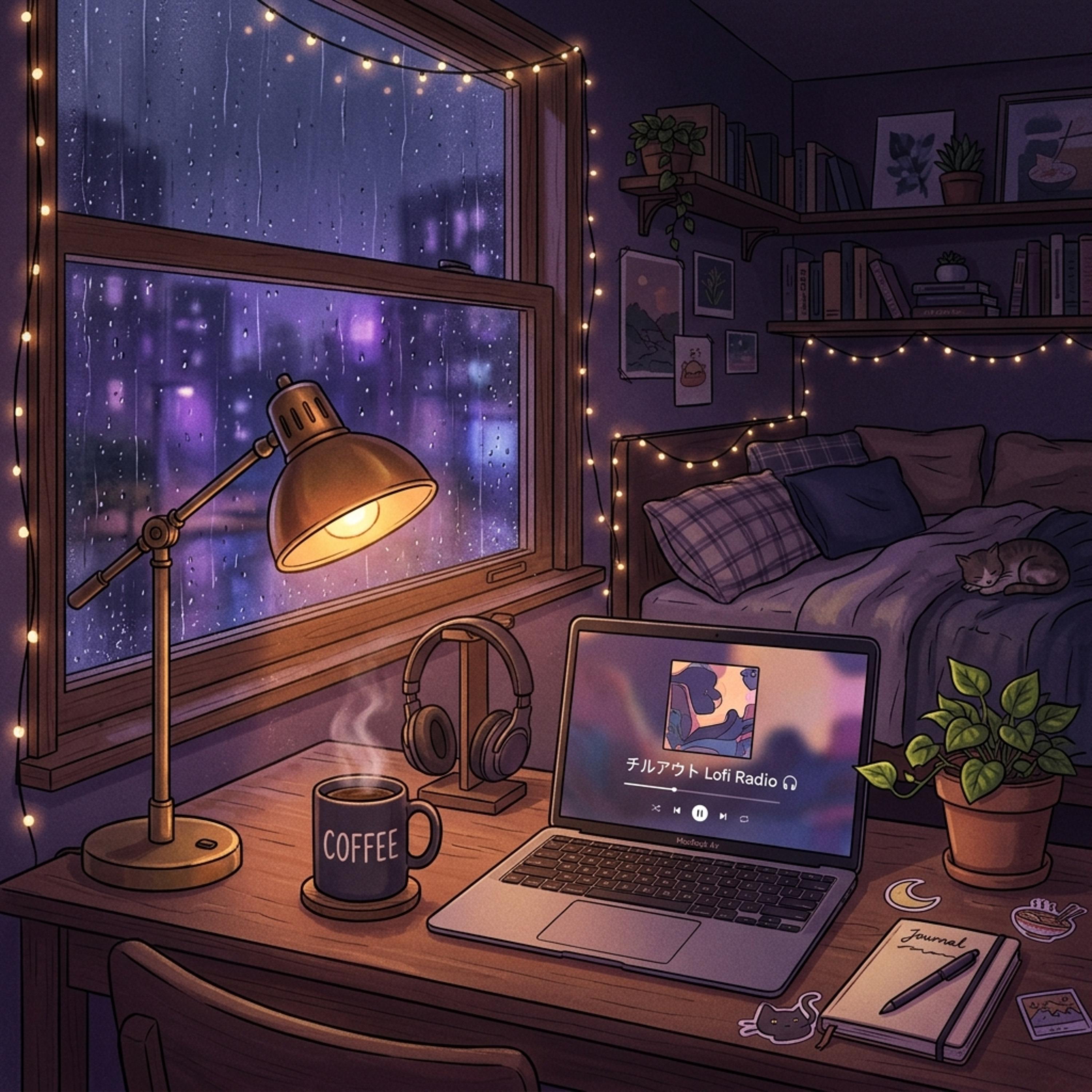 Midnight Coffee Vibes artwork