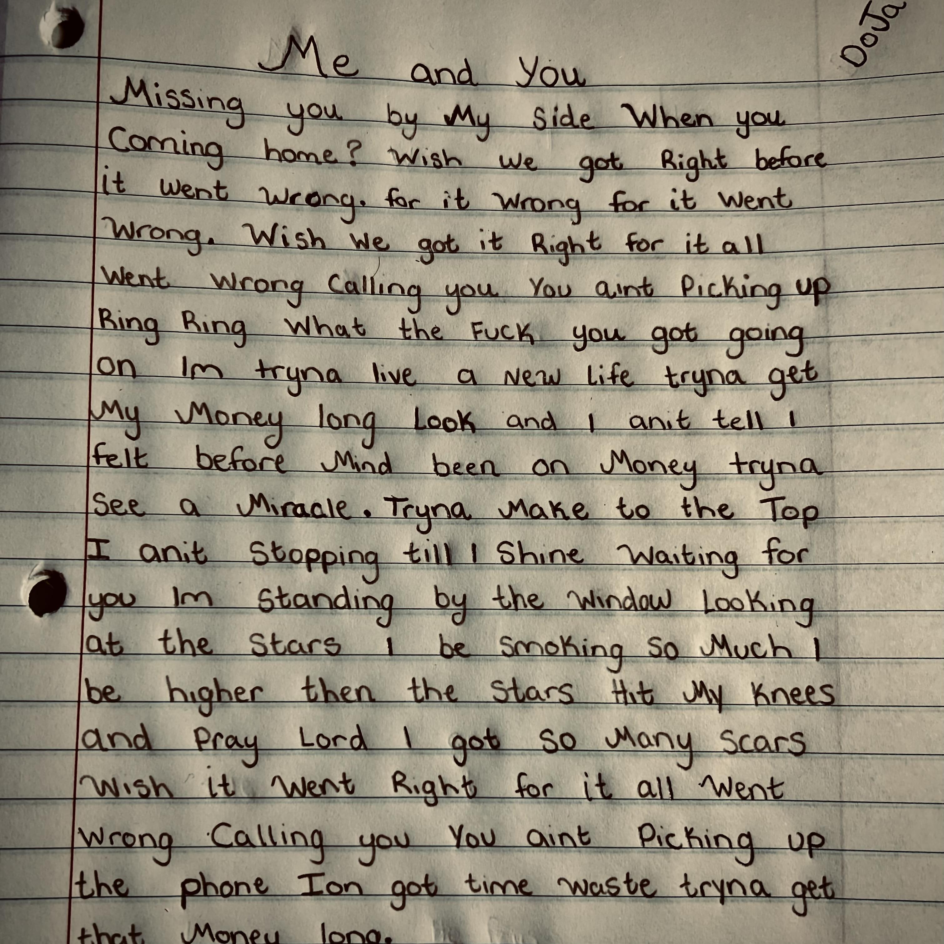 Me And You artwork