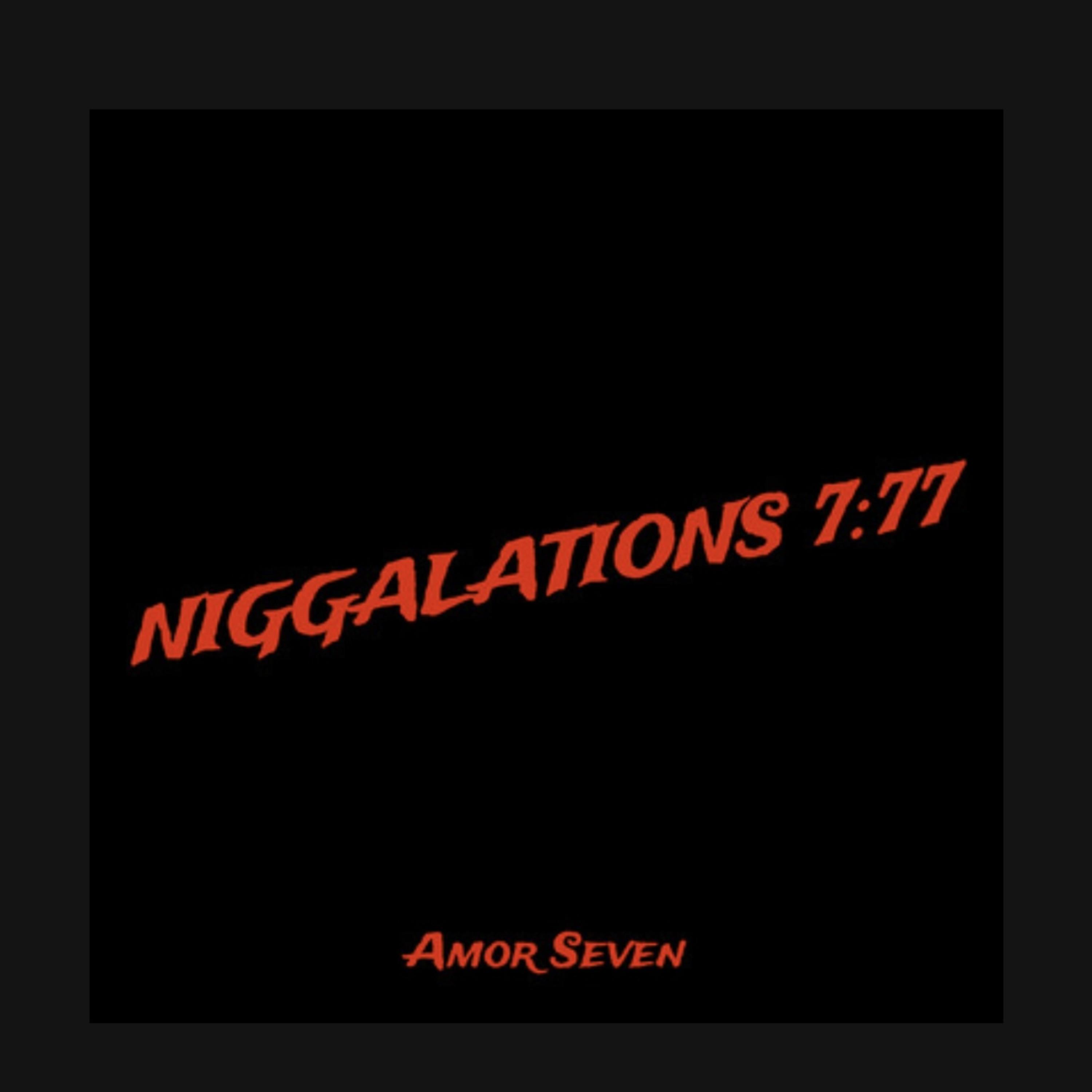 Niggalations 7:77 artwork