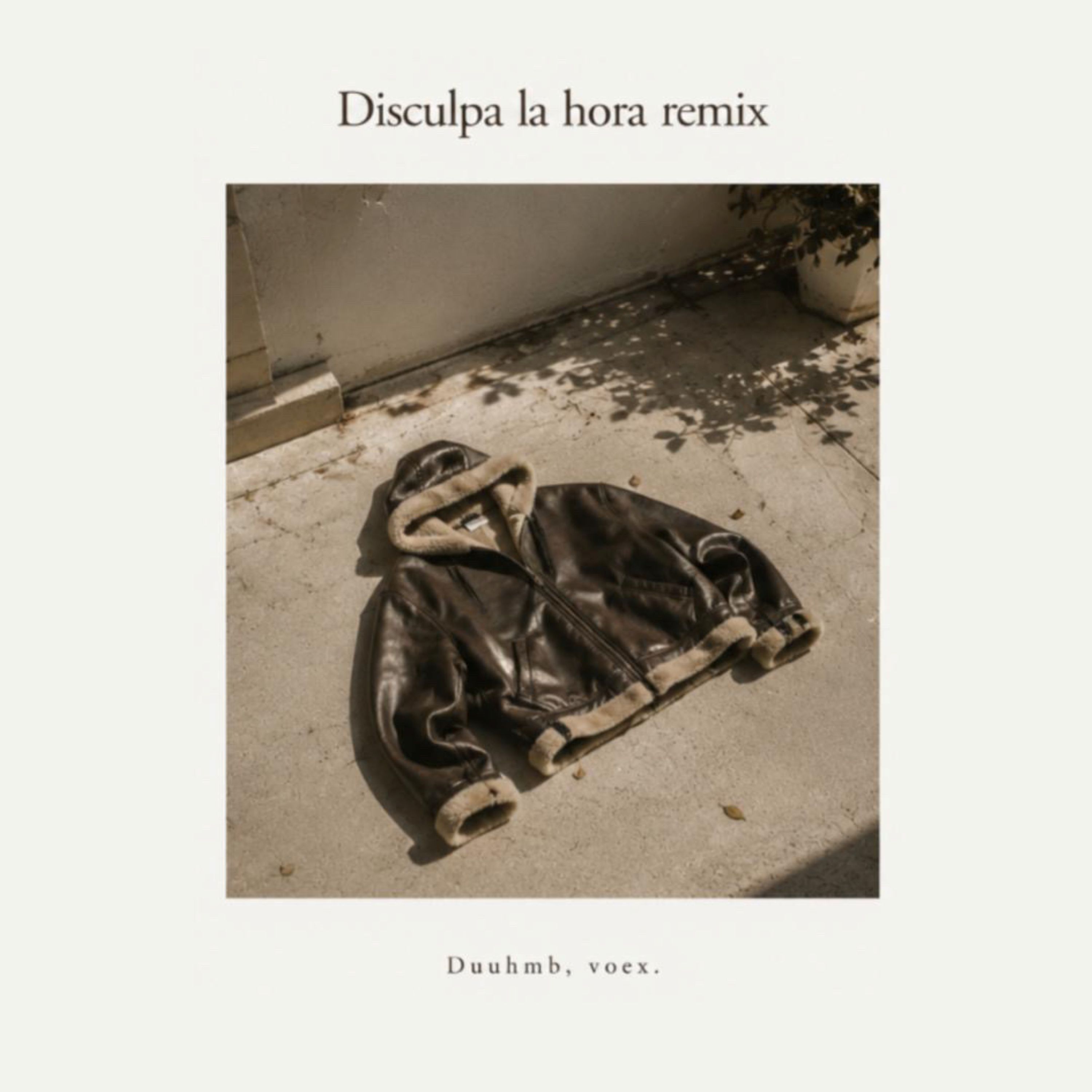 disculpa la hora (remix) by Duuhmb cover art