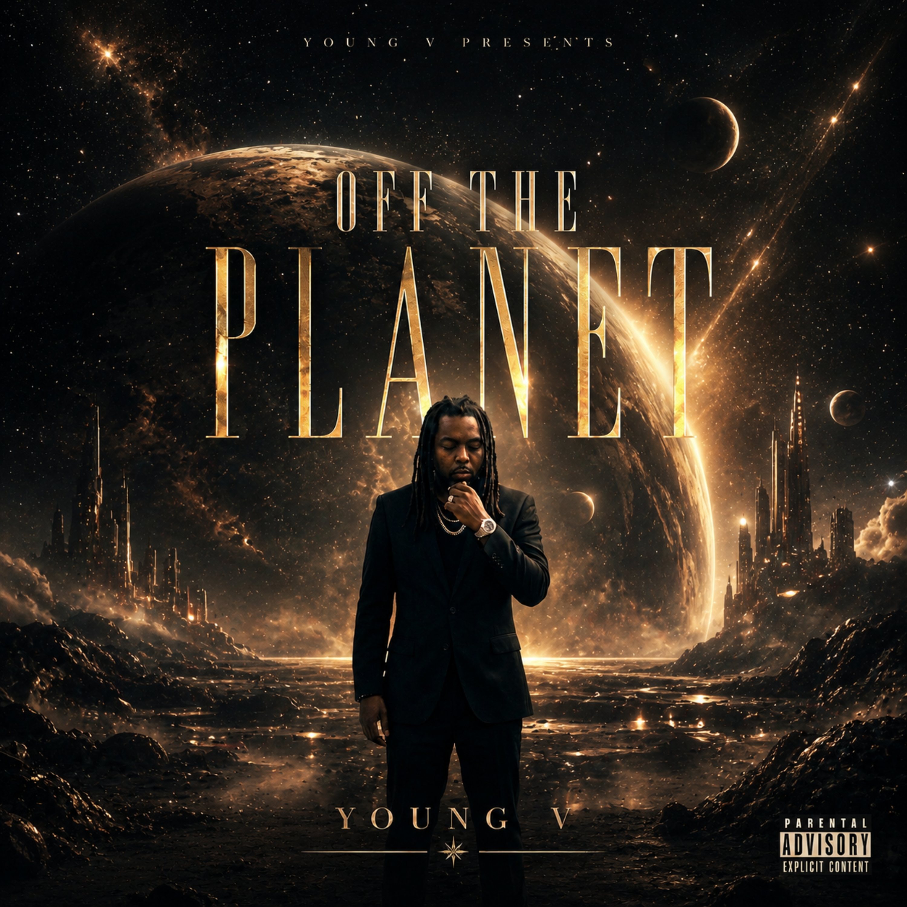 Off The Planet Espanol by Young V. cover art