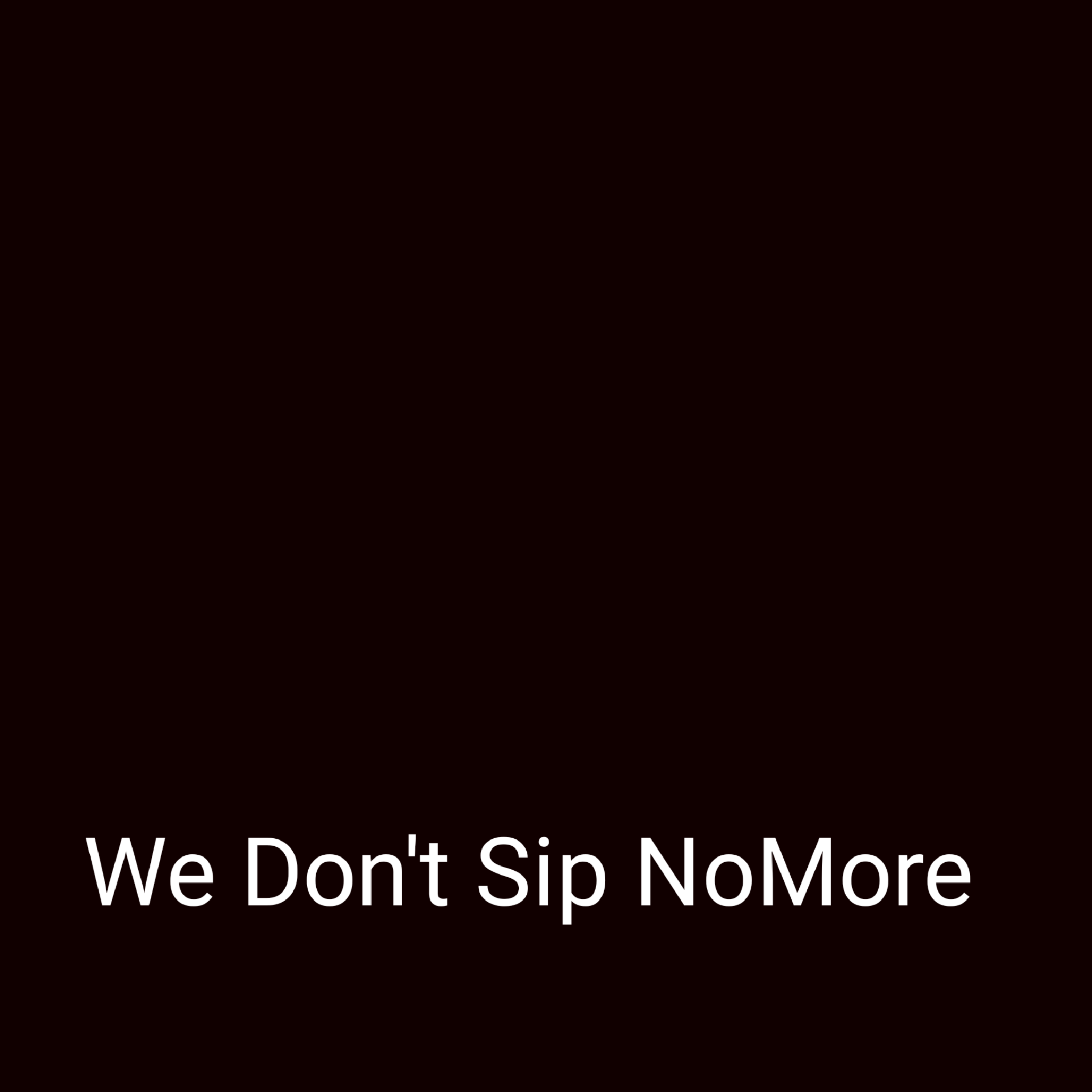 We Dont Sip NoMore artwork