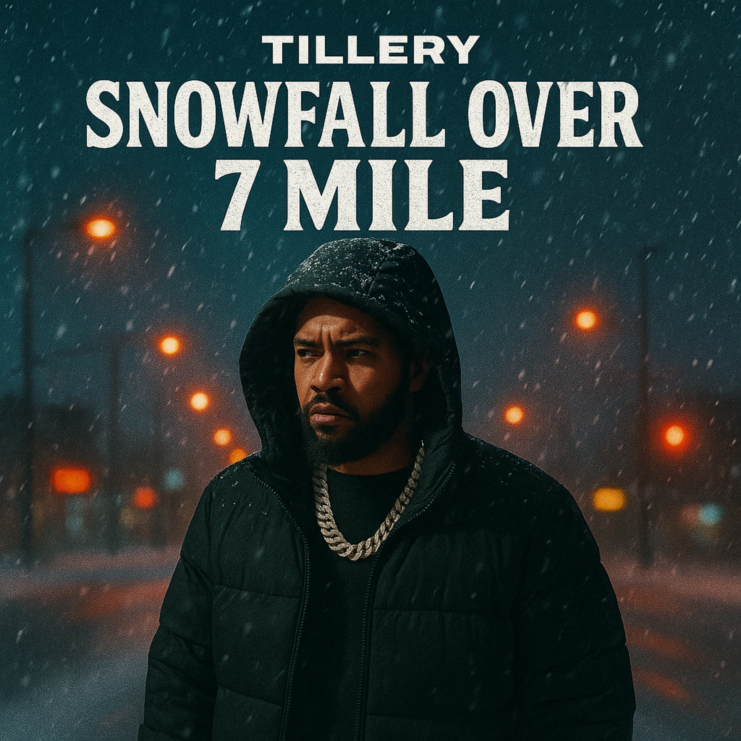 Snowfall Over 7 Mile artwork