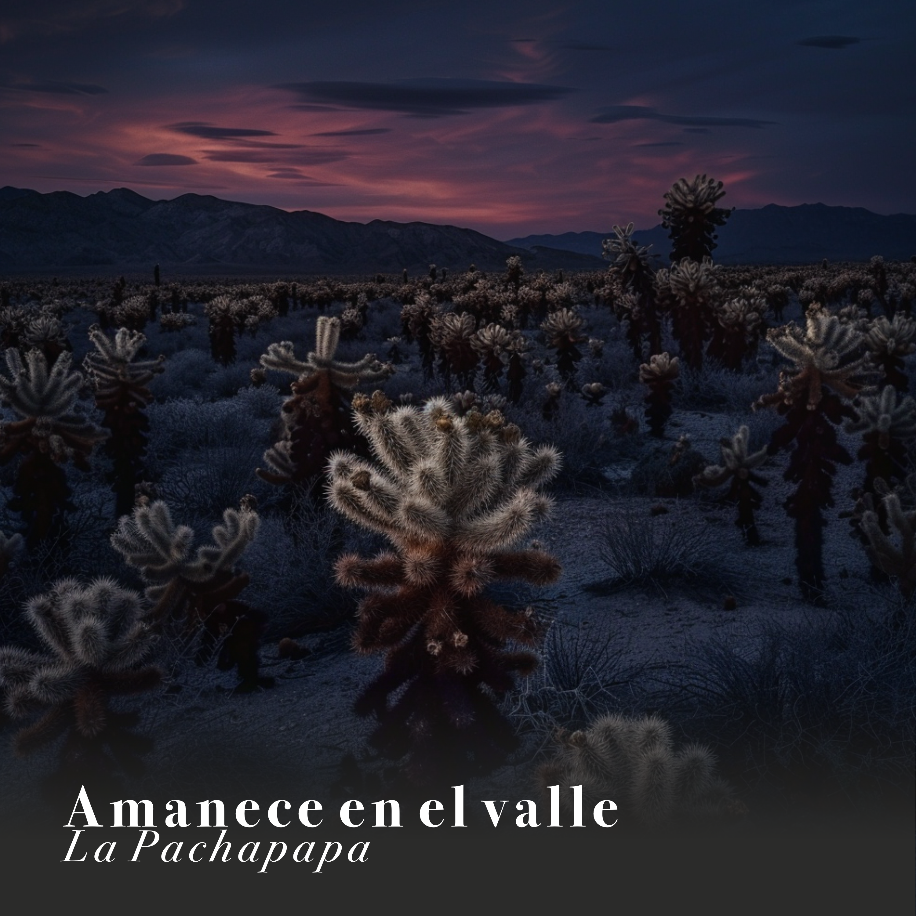Amanece en el valle artwork