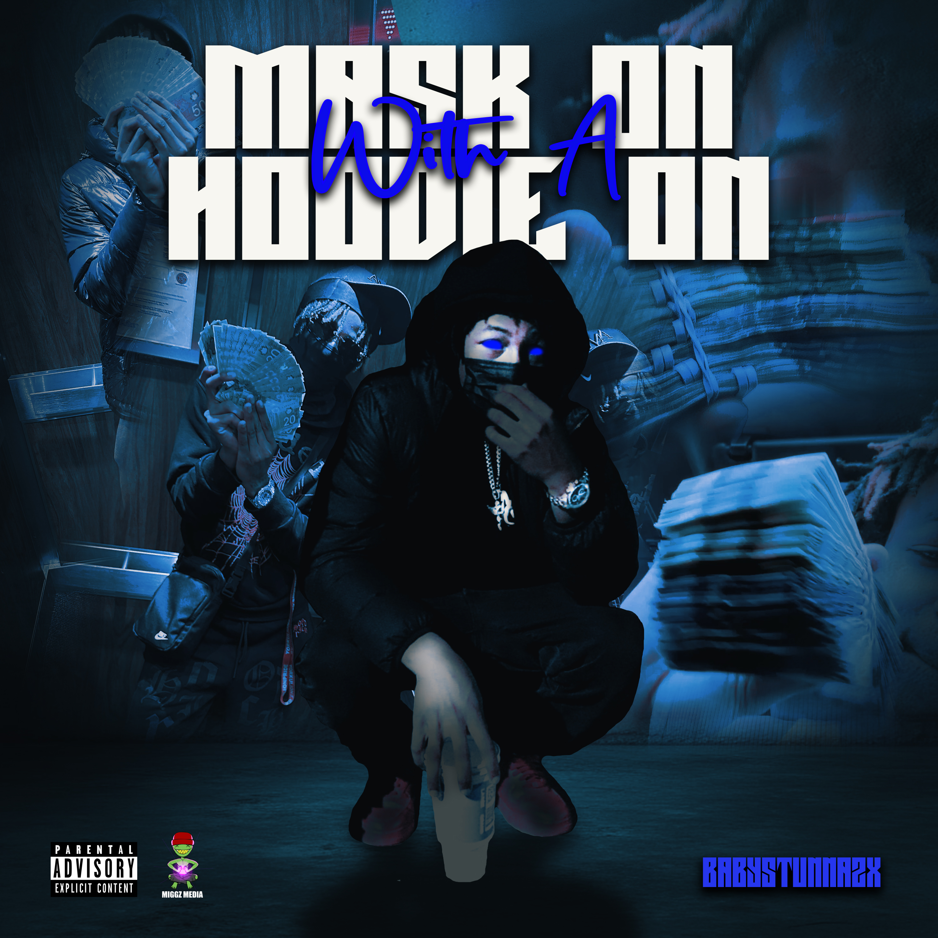 Mask On W A Hoodie On artwork
