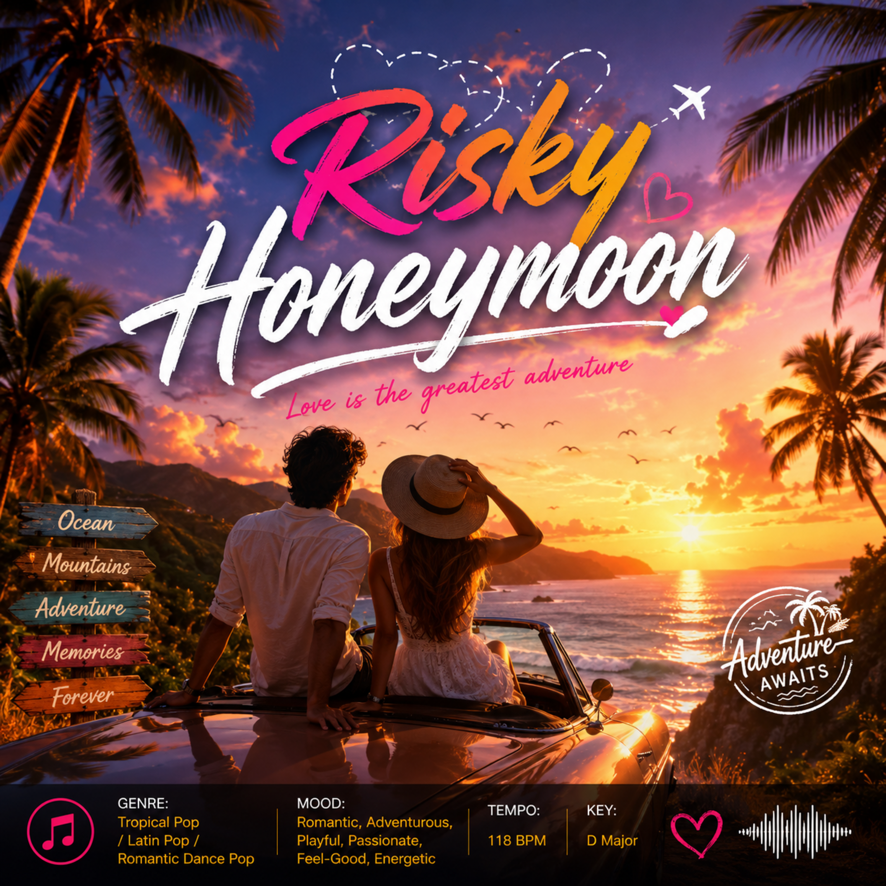 Risky Honeymoon by Roshan Wishwajith cover art