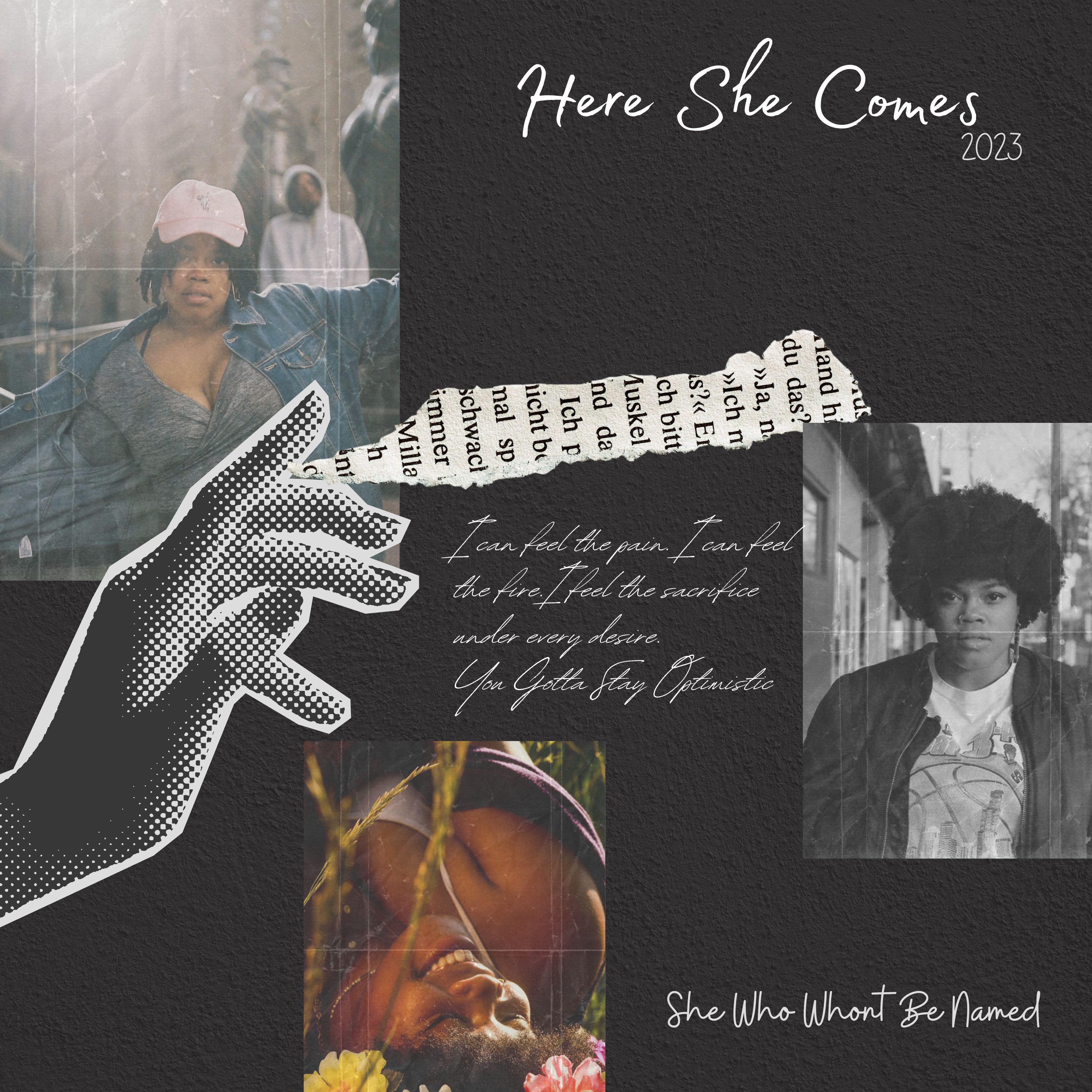 Here SHE Comes artwork