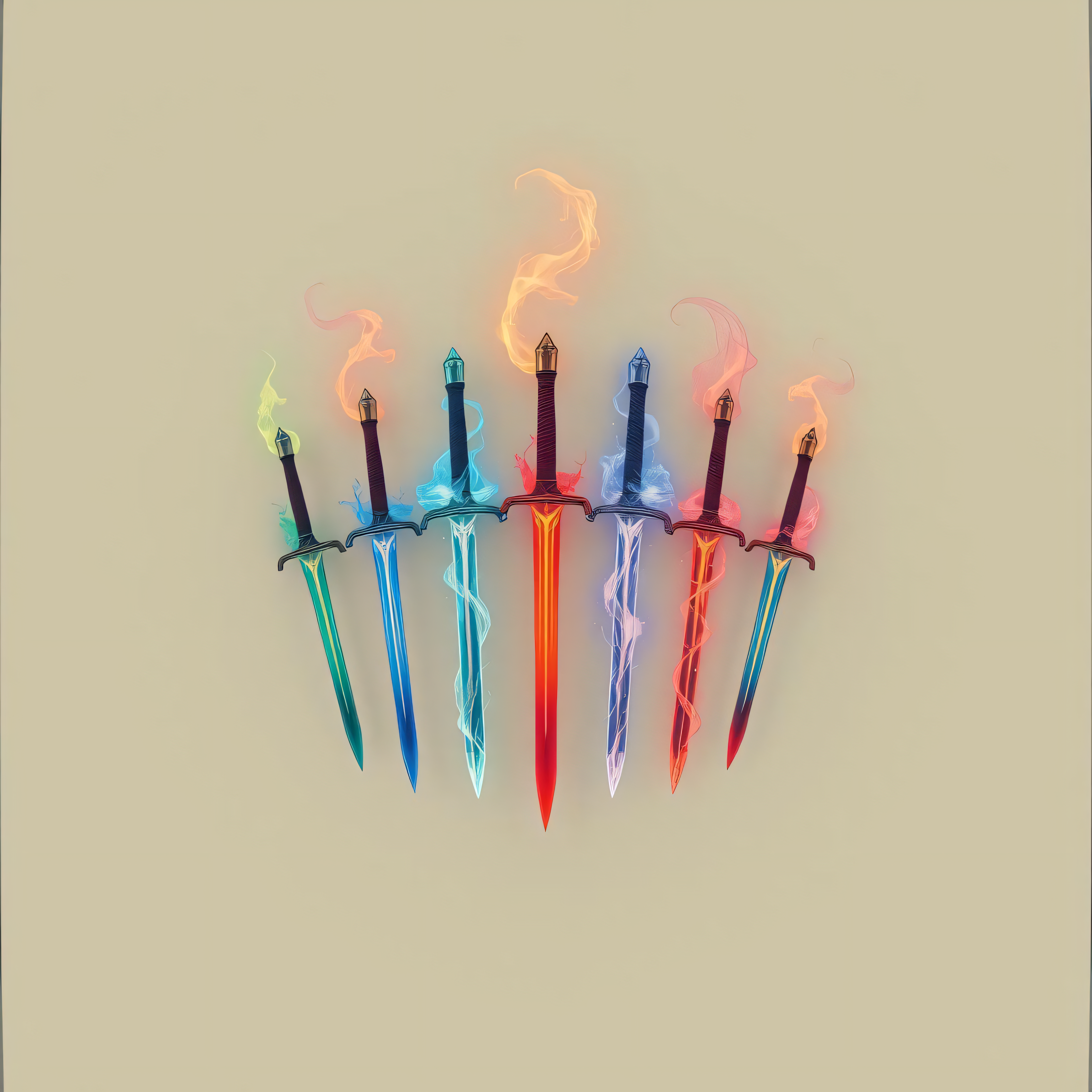 The seventh sword artwork