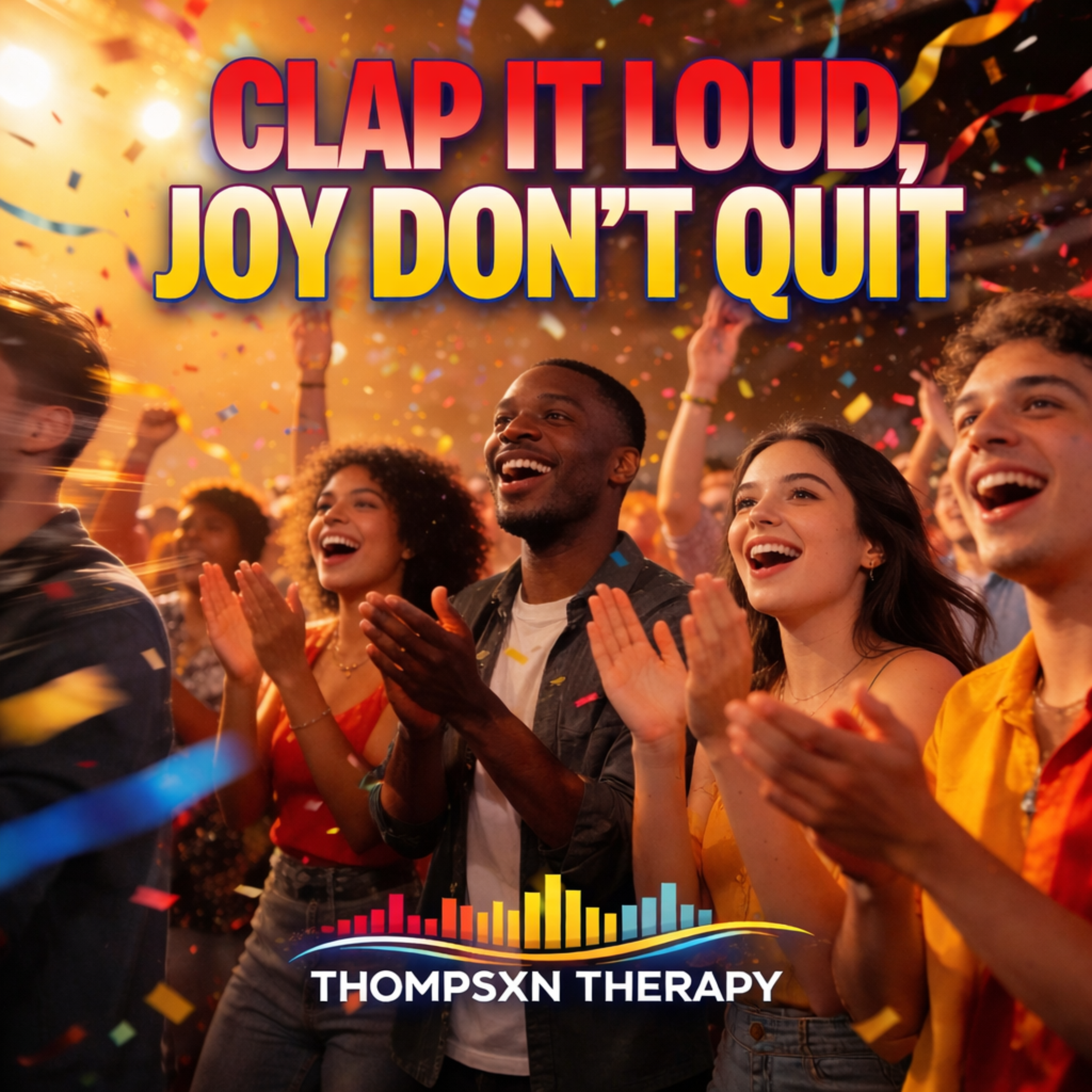 CLAP IT LOUD, JOY DON’T QUIT by Thompsxn Therapy cover art