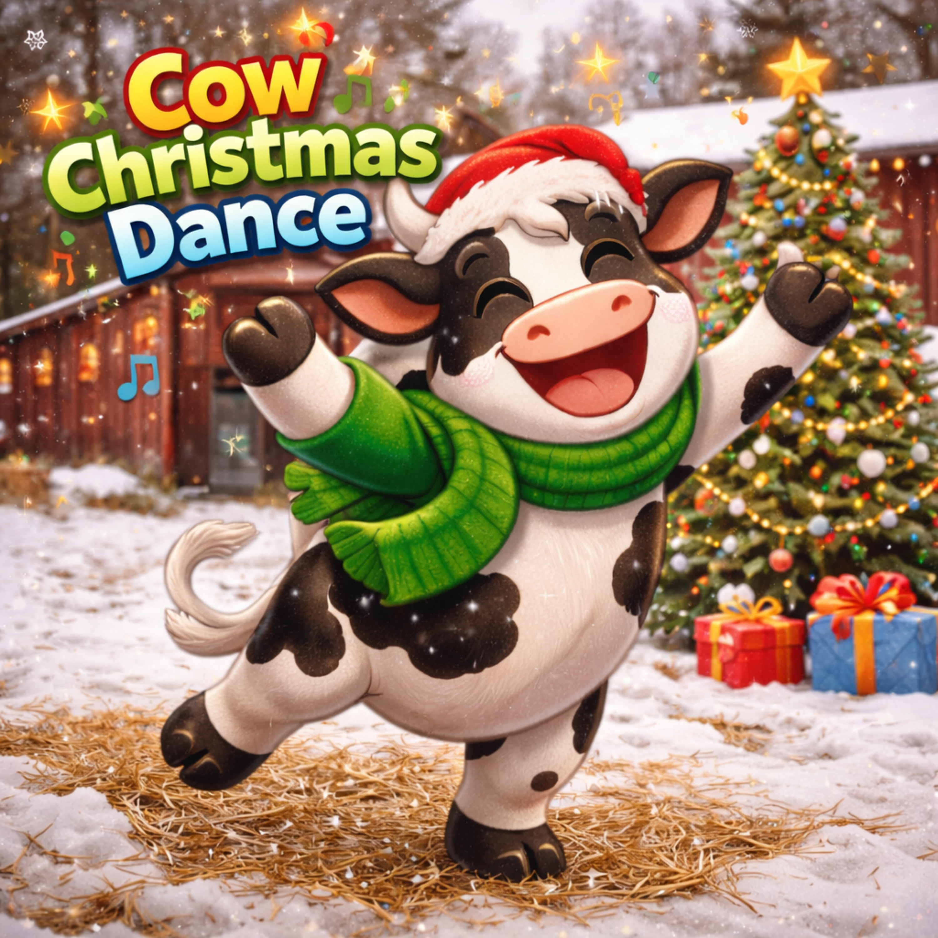 Cow Christmas Dance artwork