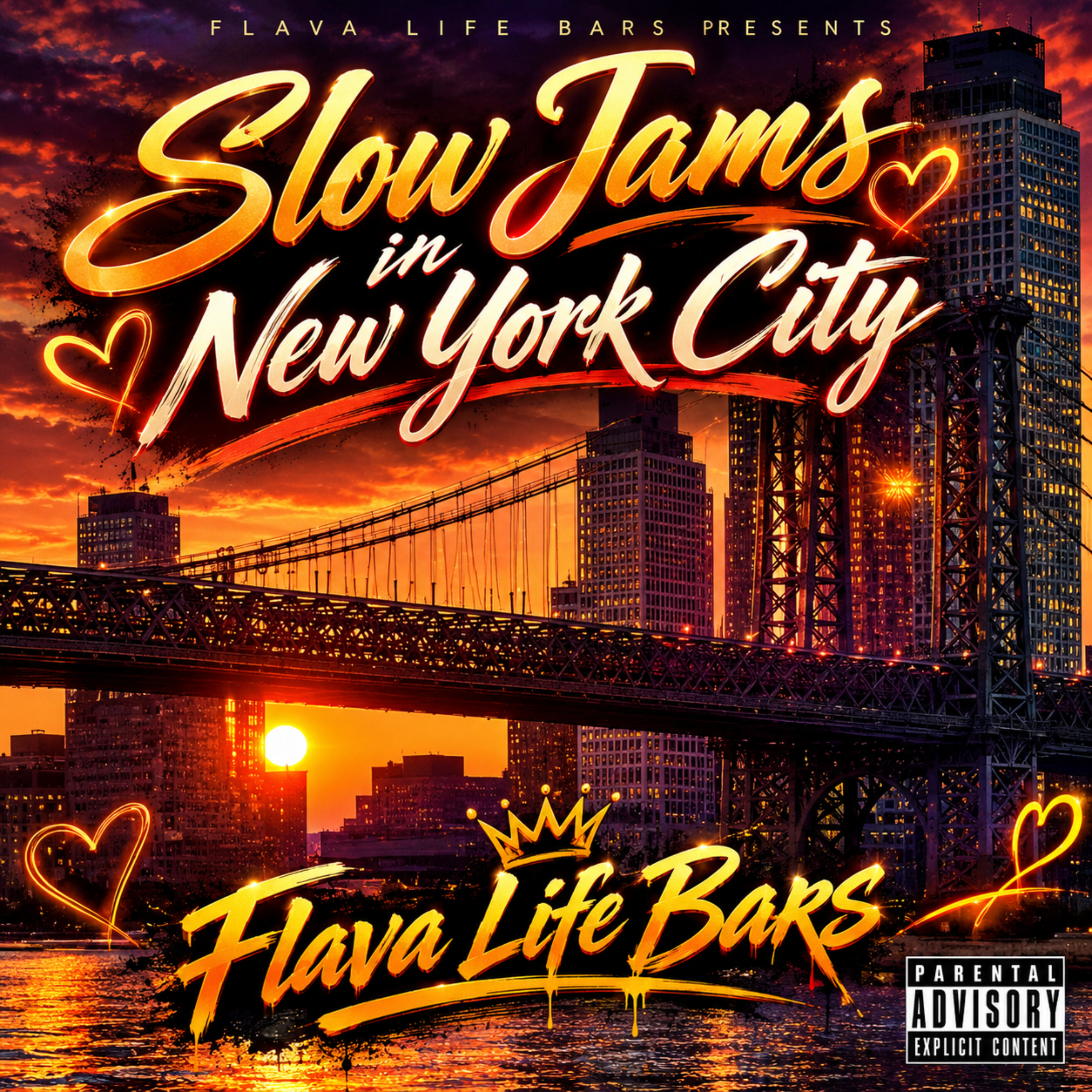 Slow Jams In New York City by Flava Life Bars cover art